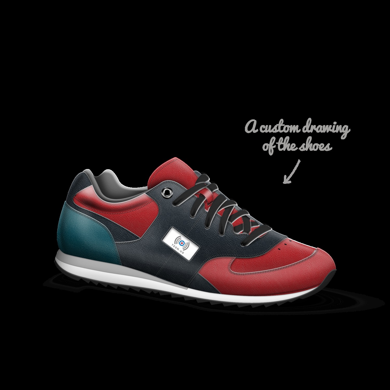 Custom discount curling shoes