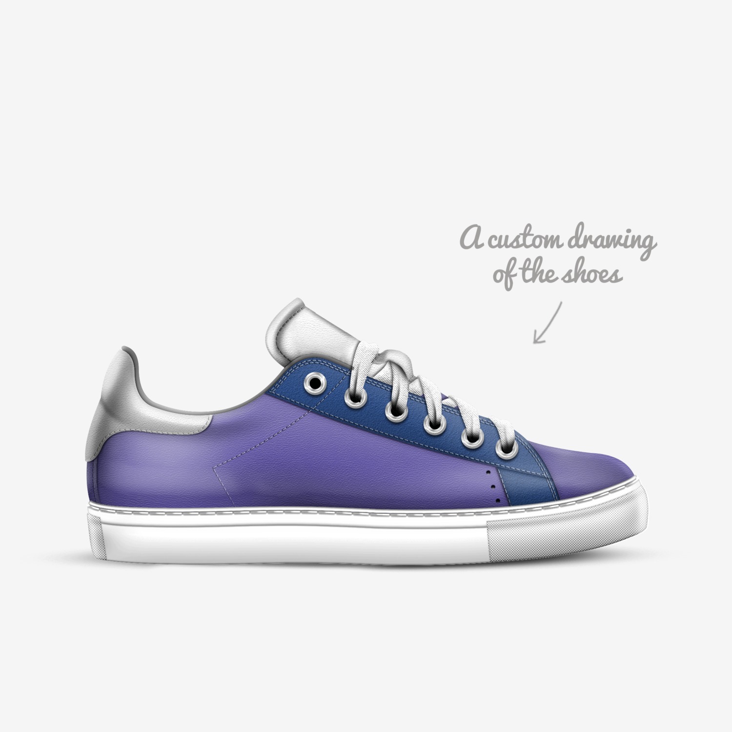 Slik Kick custom made in Italy shoes by Scott Taylor | Sketch view