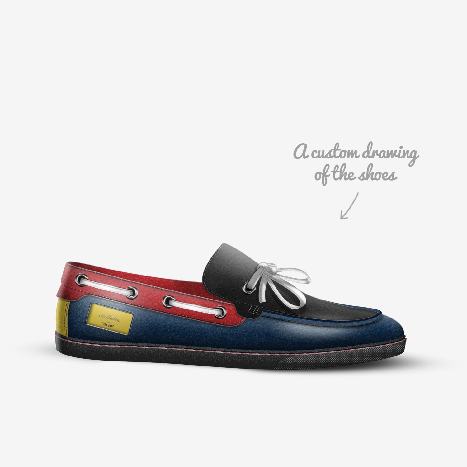 Ed Robins custom made in Italy shoes by Ed Robins | Sketch view
