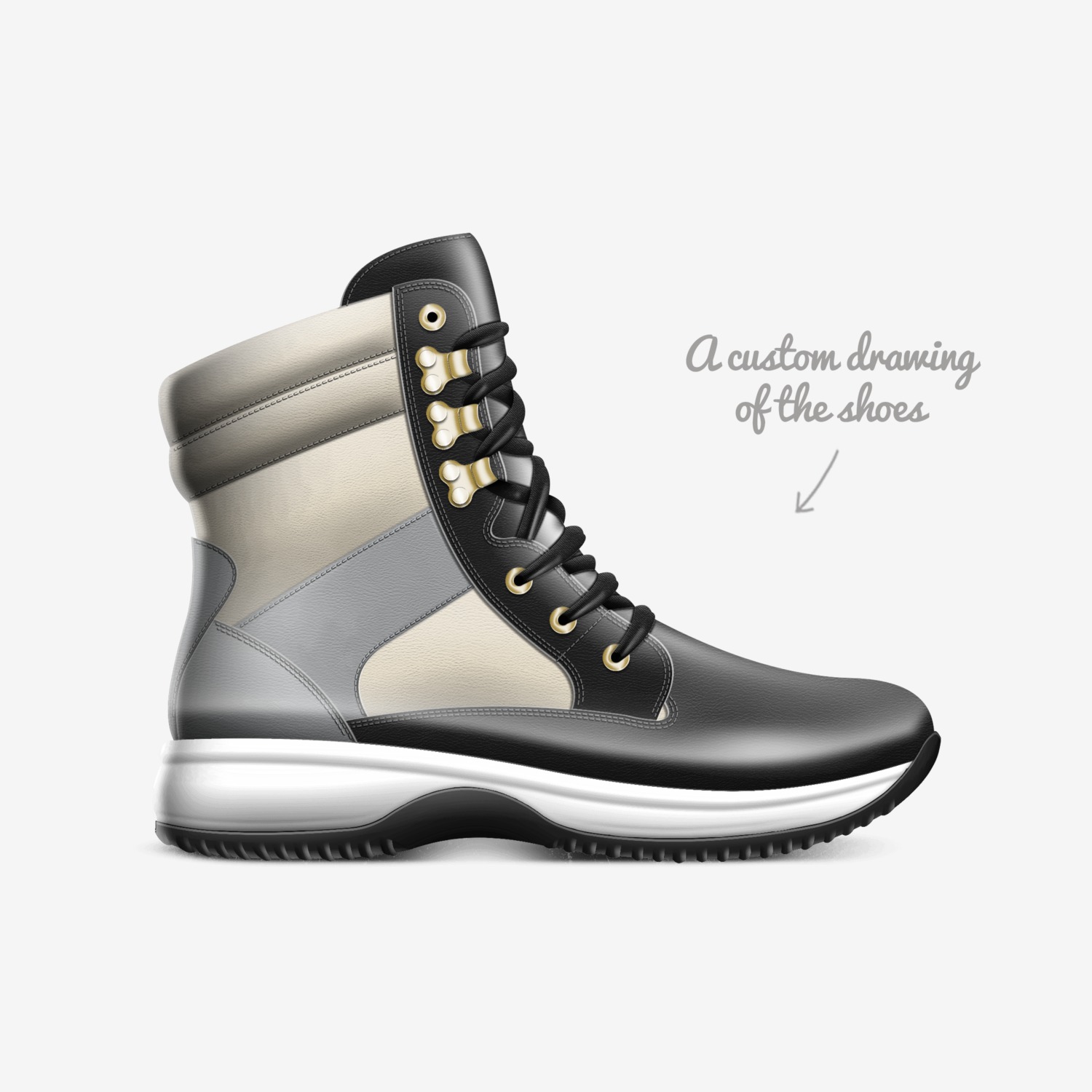 LXR 620 custom made in Italy shoes by Kvn Elvn | Sketch view