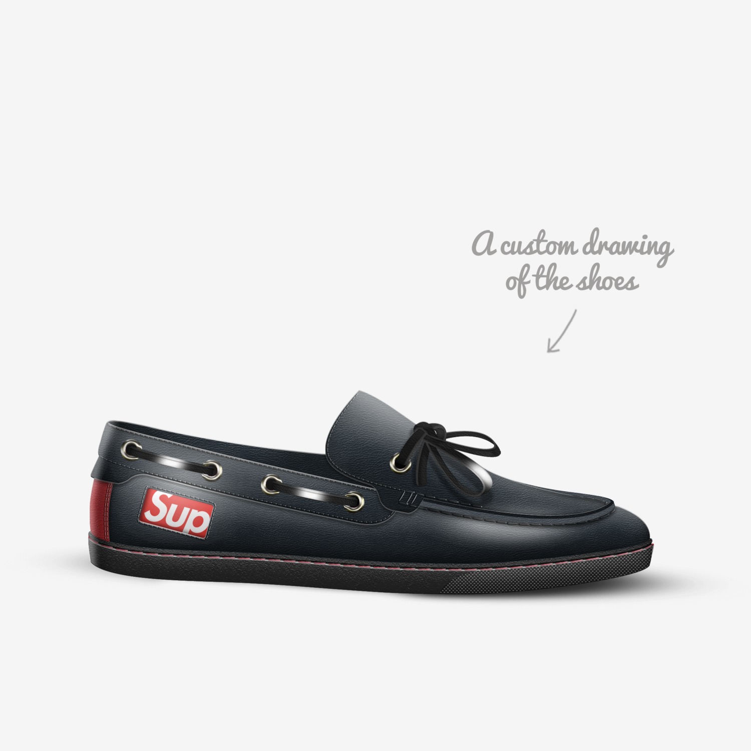 crossout custom made in Italy shoes by Anthonymarez | Sketch view