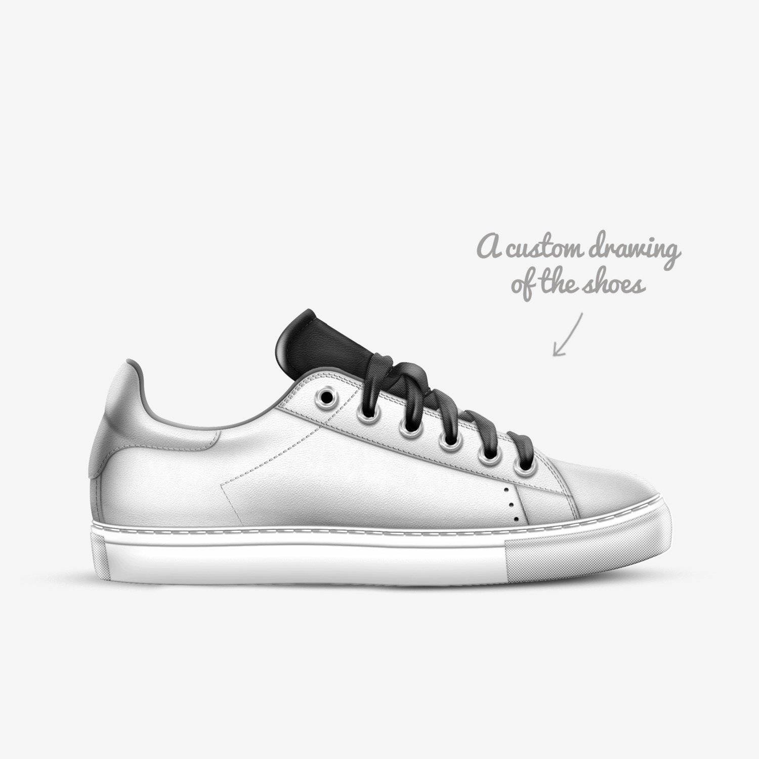 Vffv custom made in Italy shoes by Nevvd | Sketch view