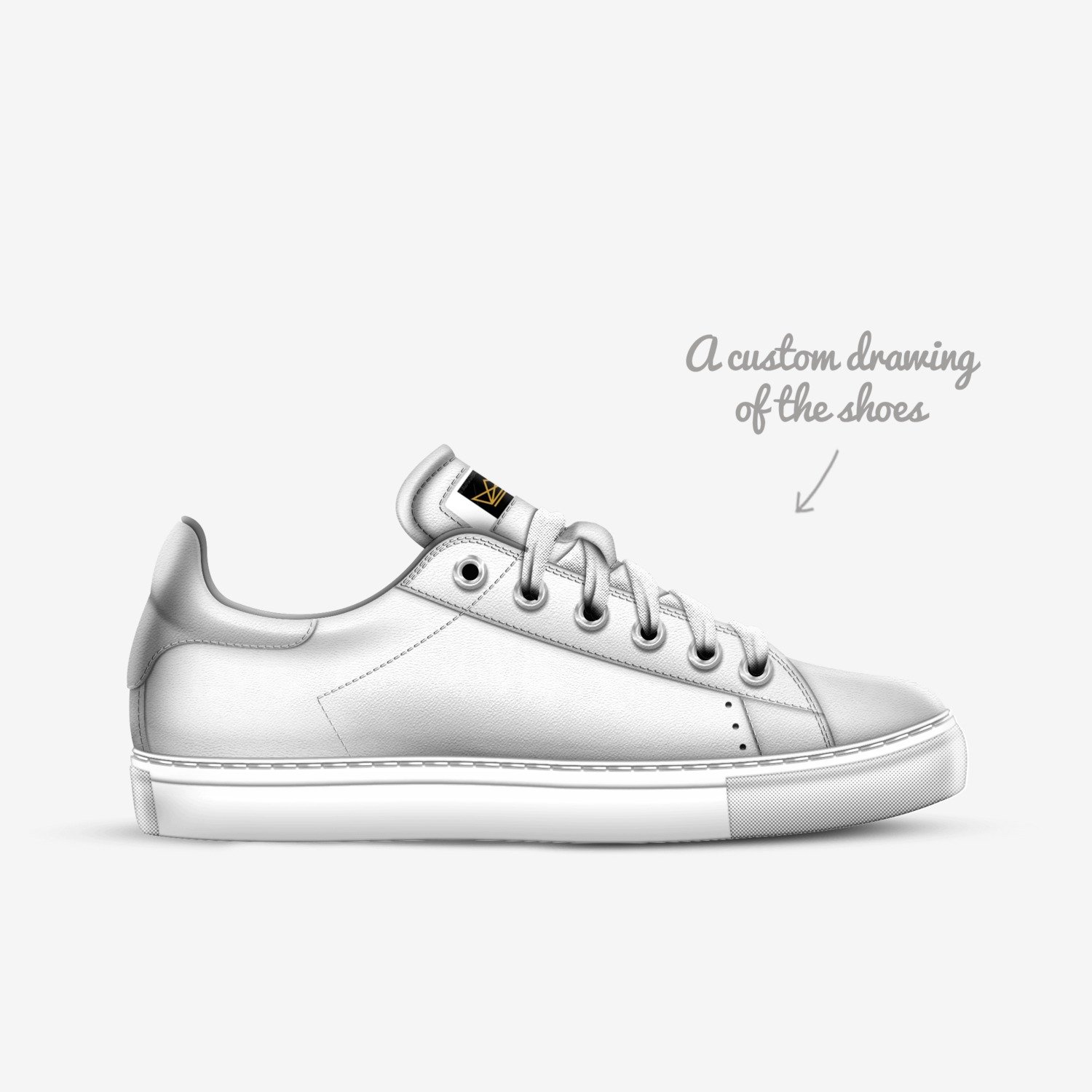 Lavish Life custom made in Italy shoes by Whitney Flowers | Sketch view