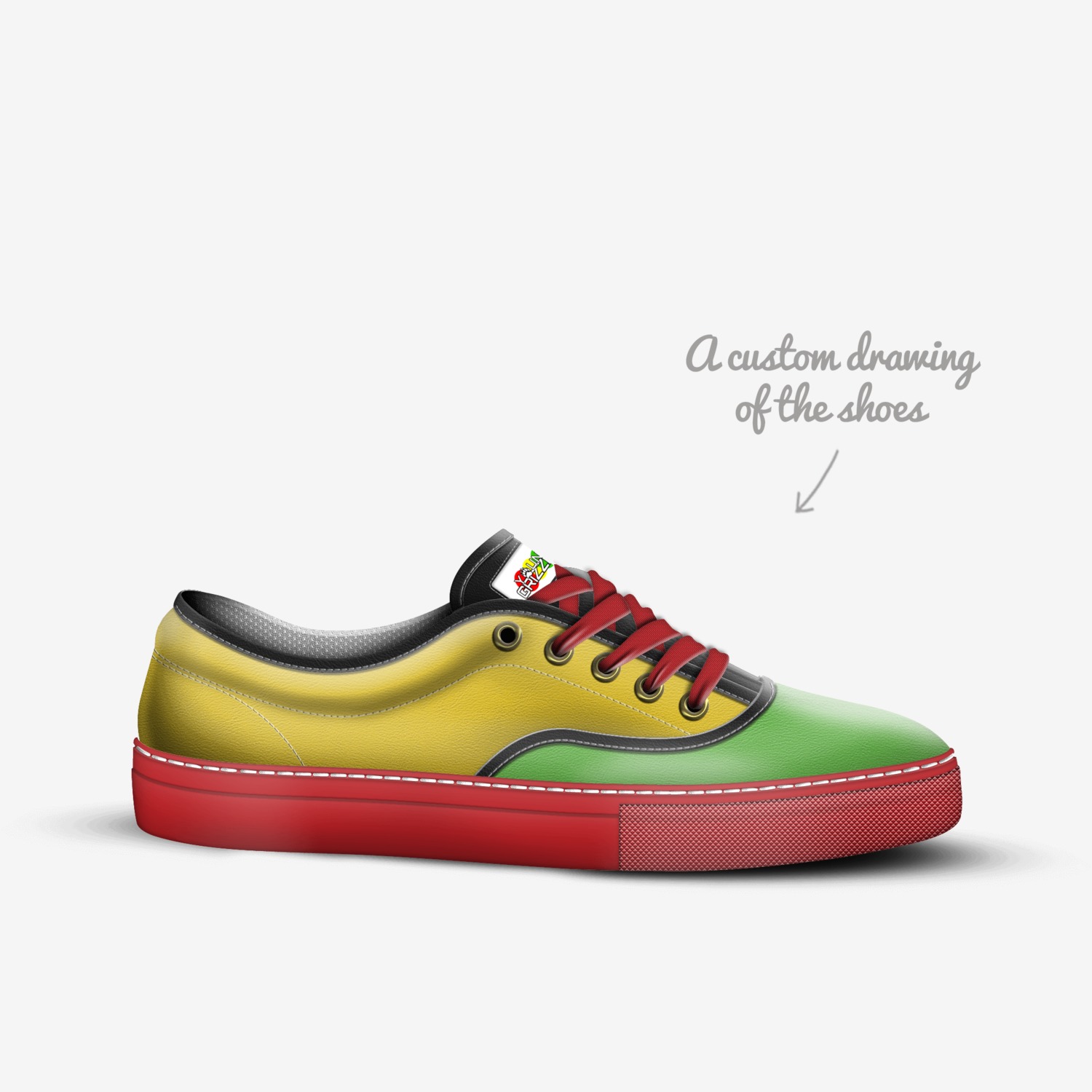 Finito custom made in Italy shoes by Finito Jones | Sketch view