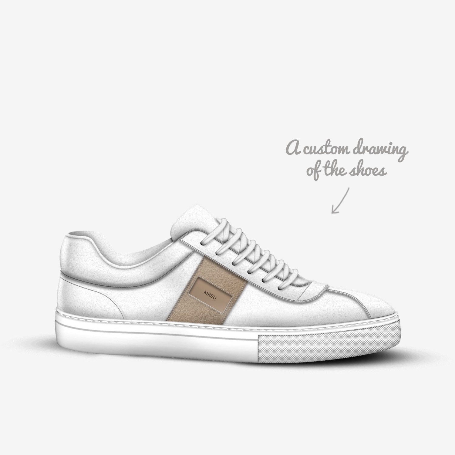 MREU custom made in Italy shoes by Mreu | Sketch view
