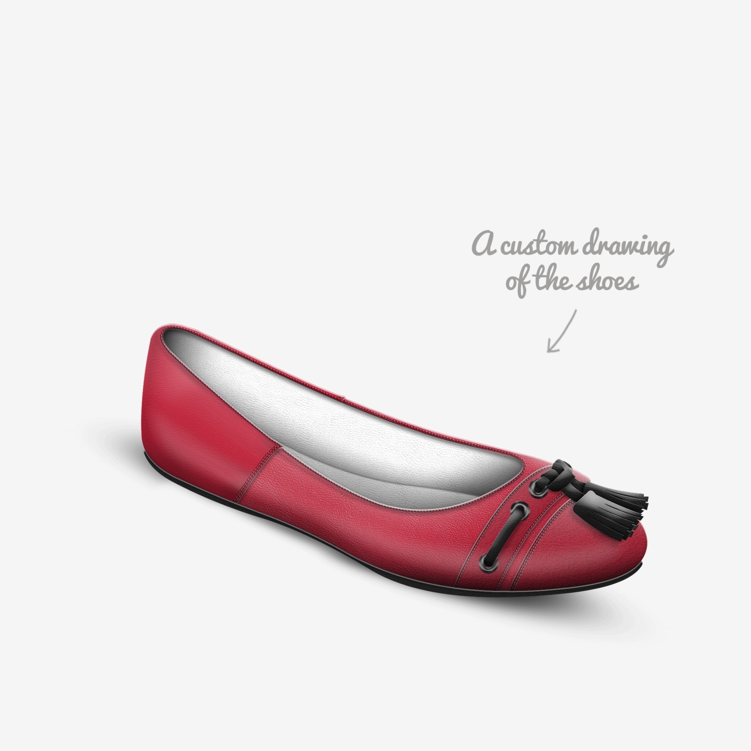 CW Sexy custom made in Italy shoes by Terrence Ford | Sketch view