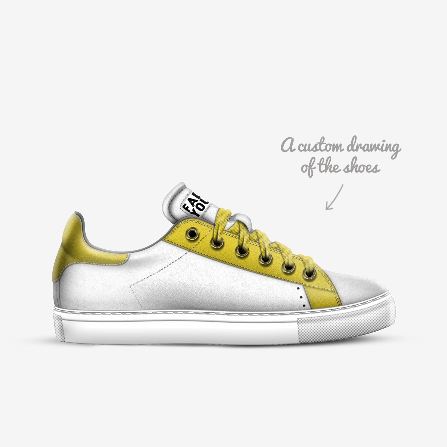 Faded Youth custom made in Italy shoes by Michael Miller | Sketch view