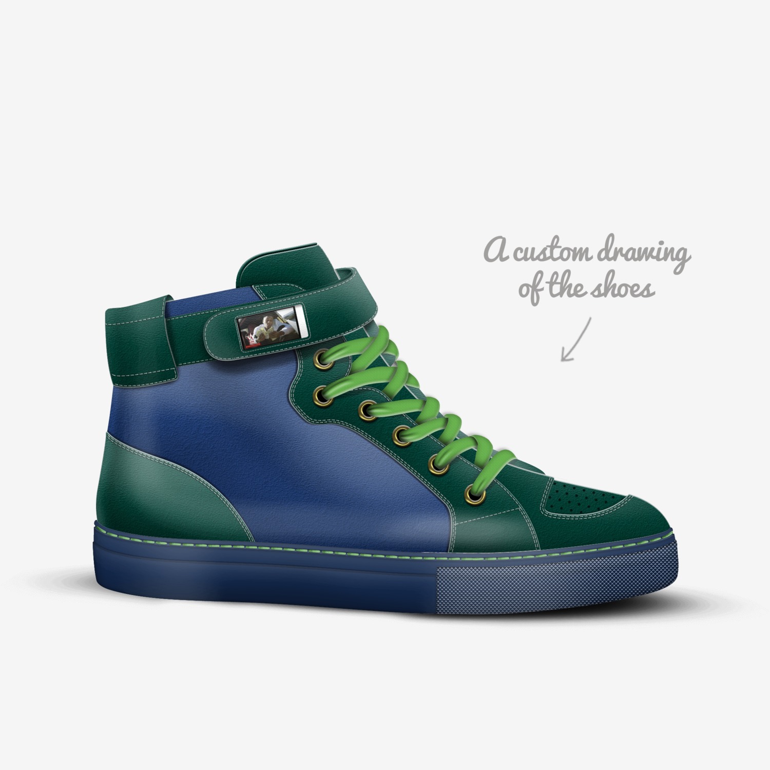 barry tales custom made in Italy shoes by Renzocarriere | Sketch view