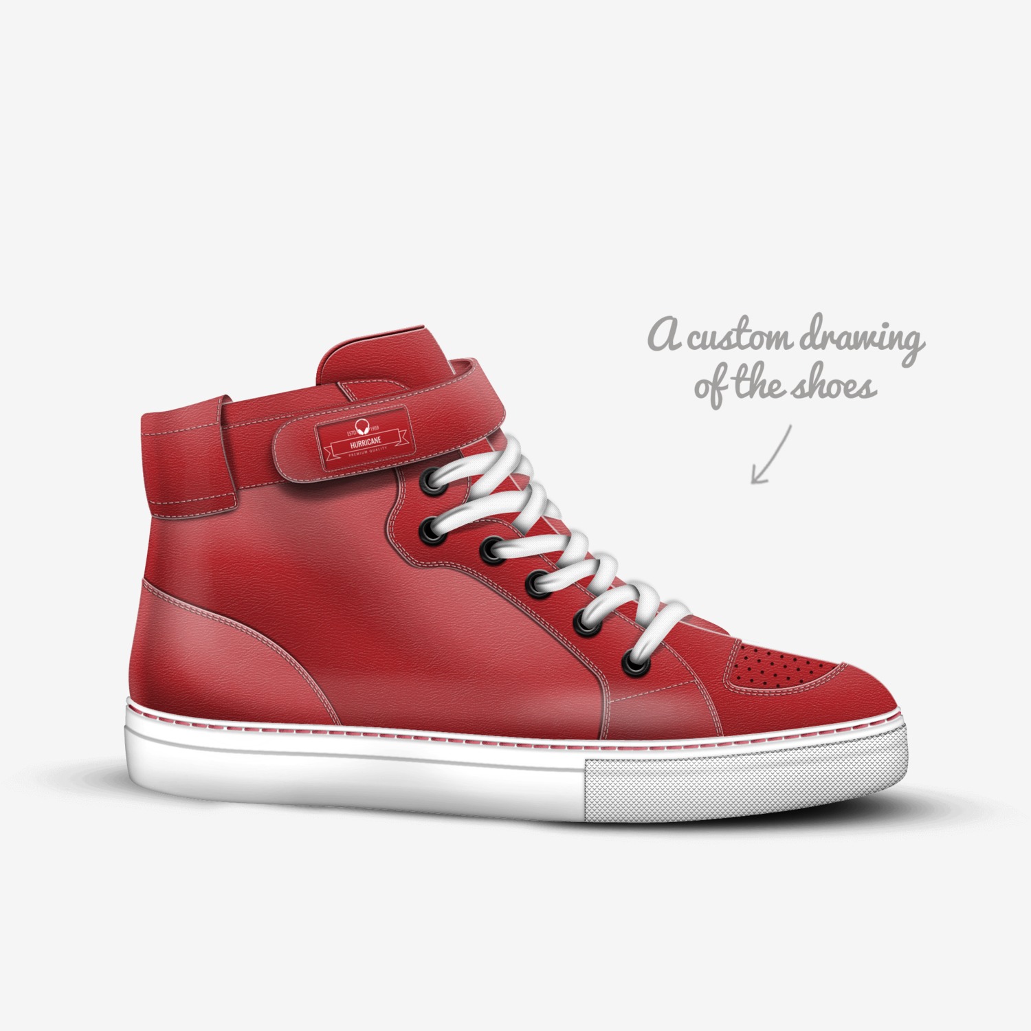 Red hurricane shoes clearance