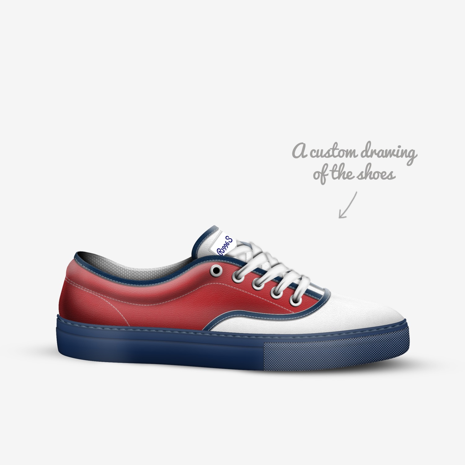 glivera custom made in Italy shoes by Zeba Mutal | Sketch view
