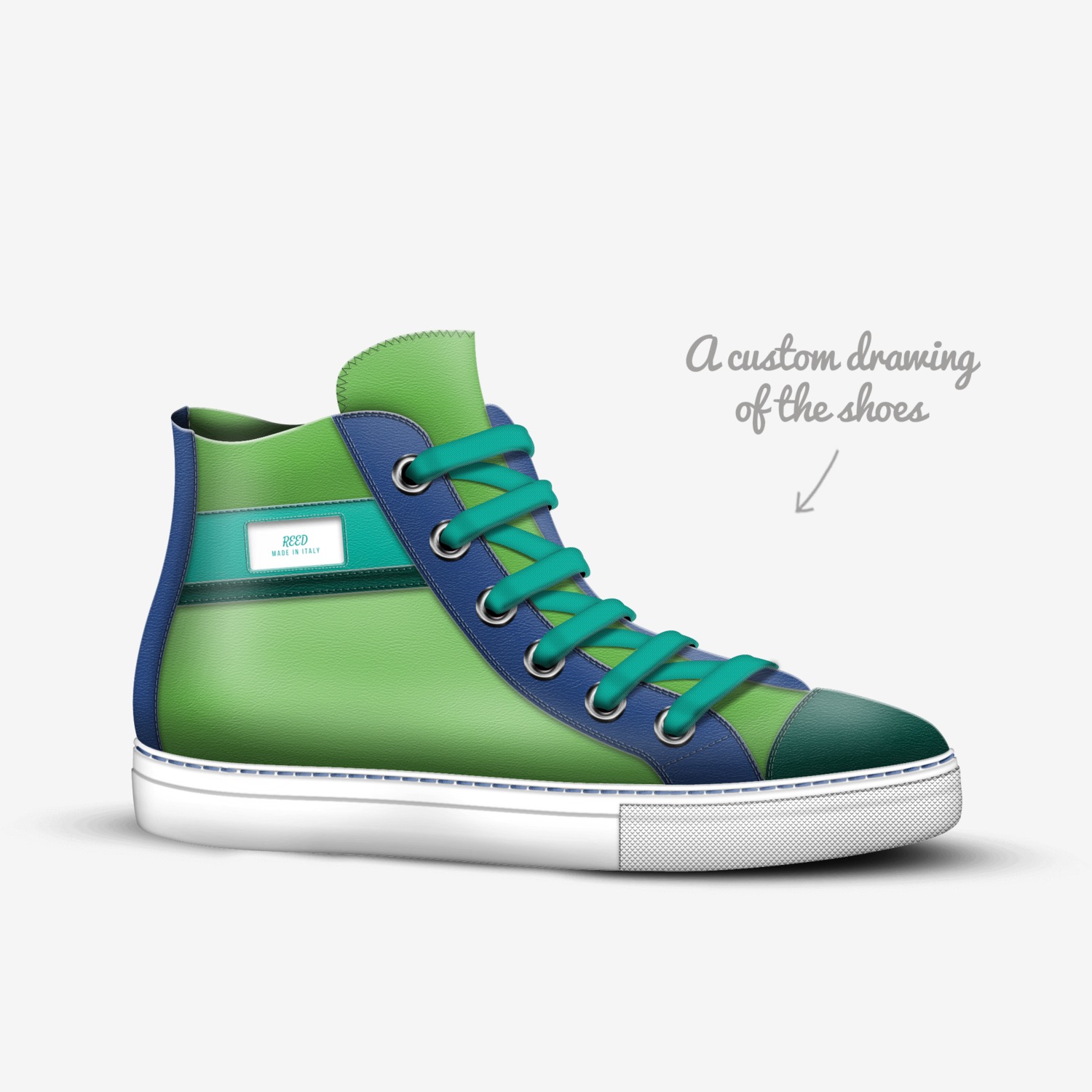 REED custom made in Italy shoes by Michael Reed | Sketch view