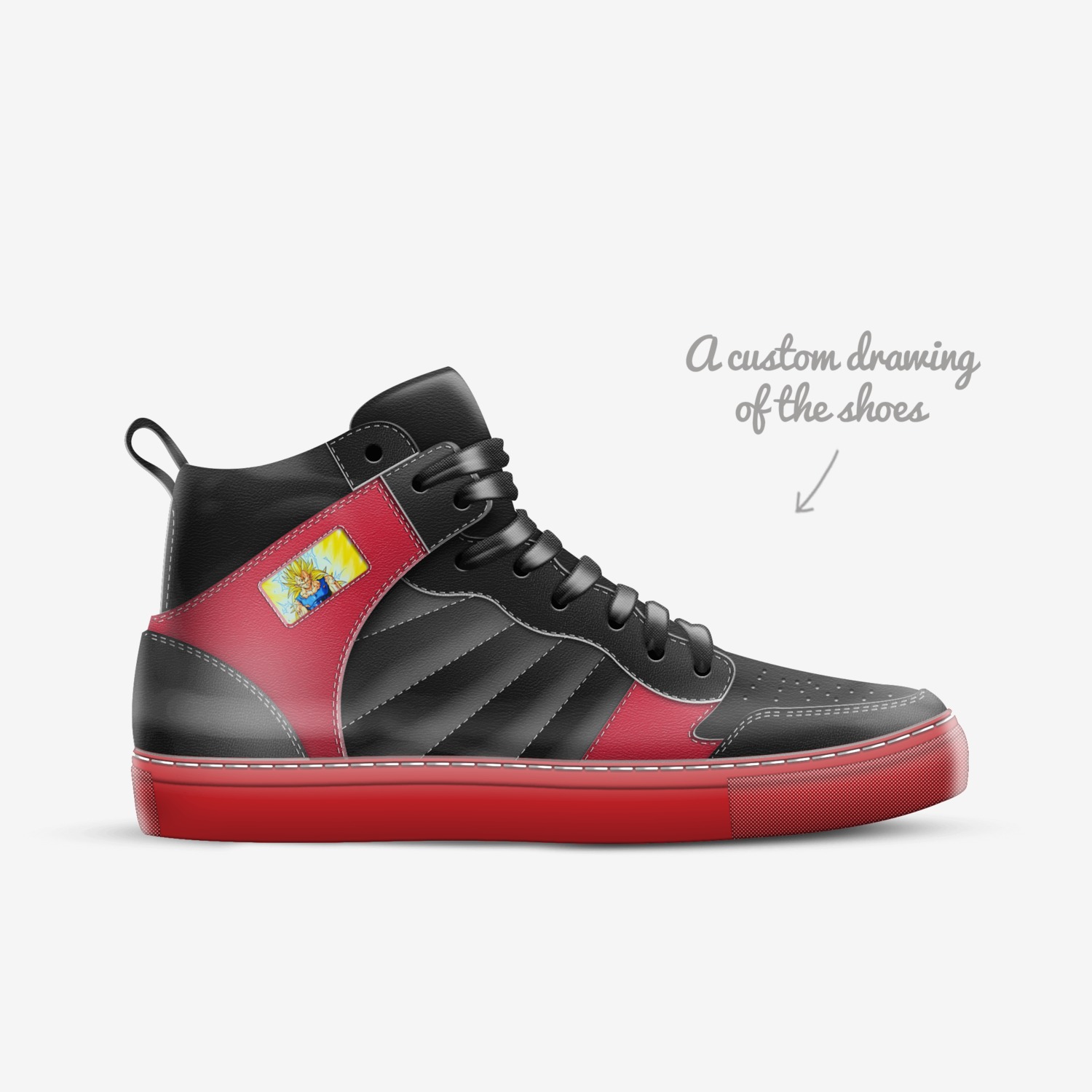 zays custom made in Italy shoes by Jay | Sketch view