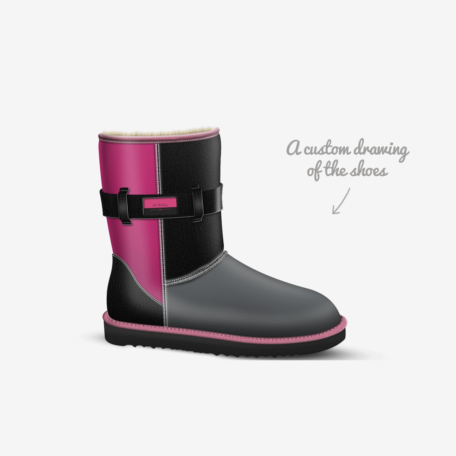 Ed Robins custom made in Italy shoes by Ed Robins | Sketch view