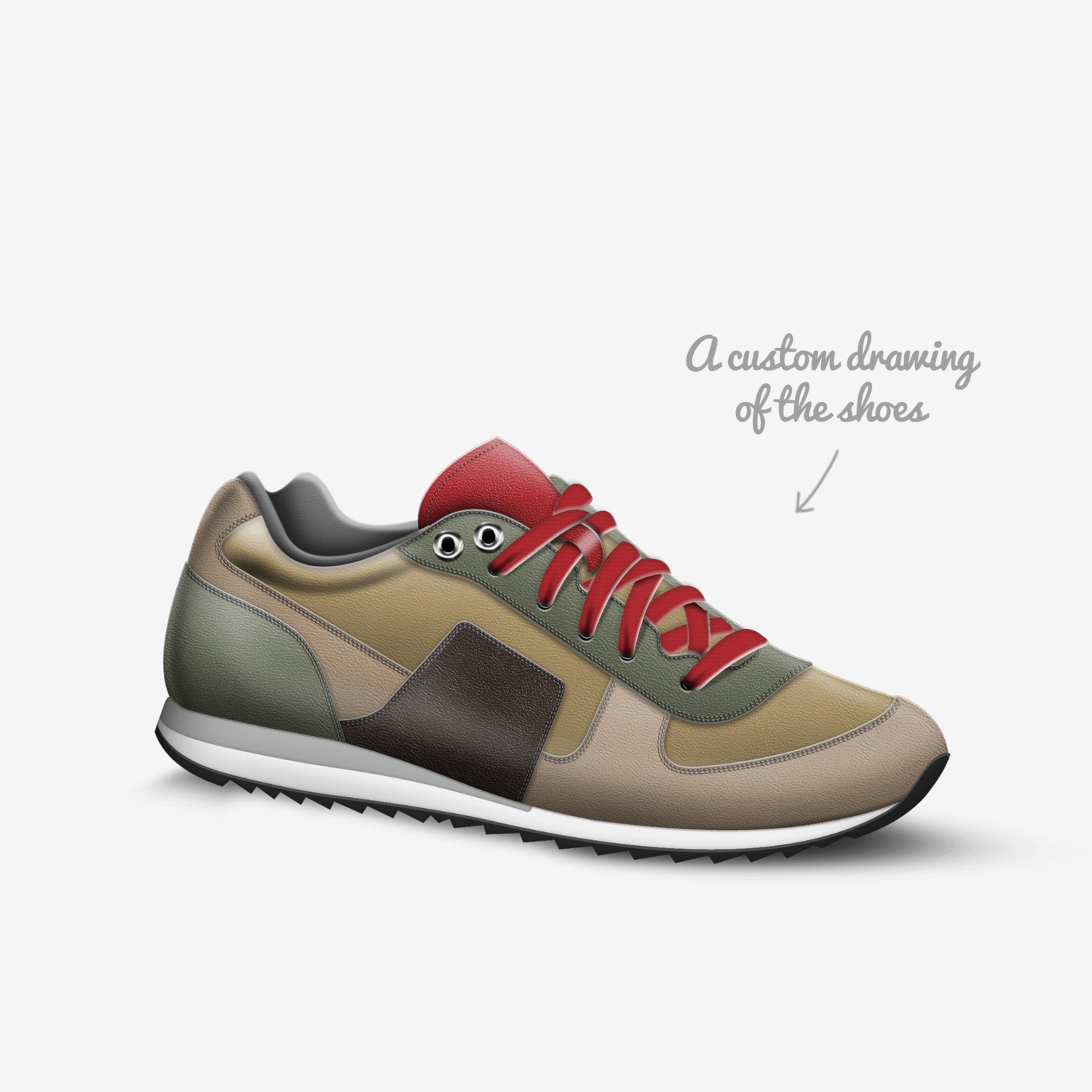 poop custom made in Italy shoes by Cody Newman | Sketch view