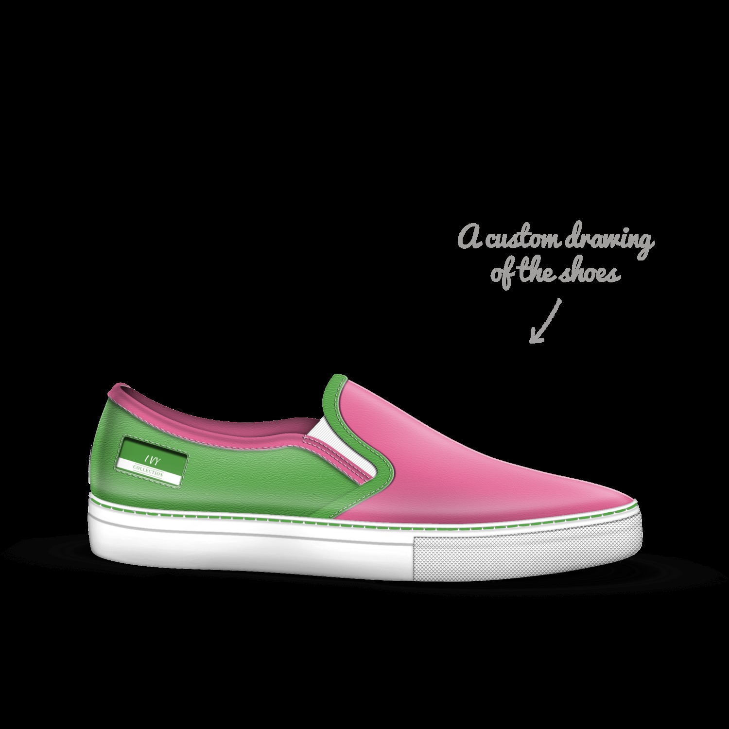 ALPHA KAPPA ALPHA A Custom Shoe concept by K Parker