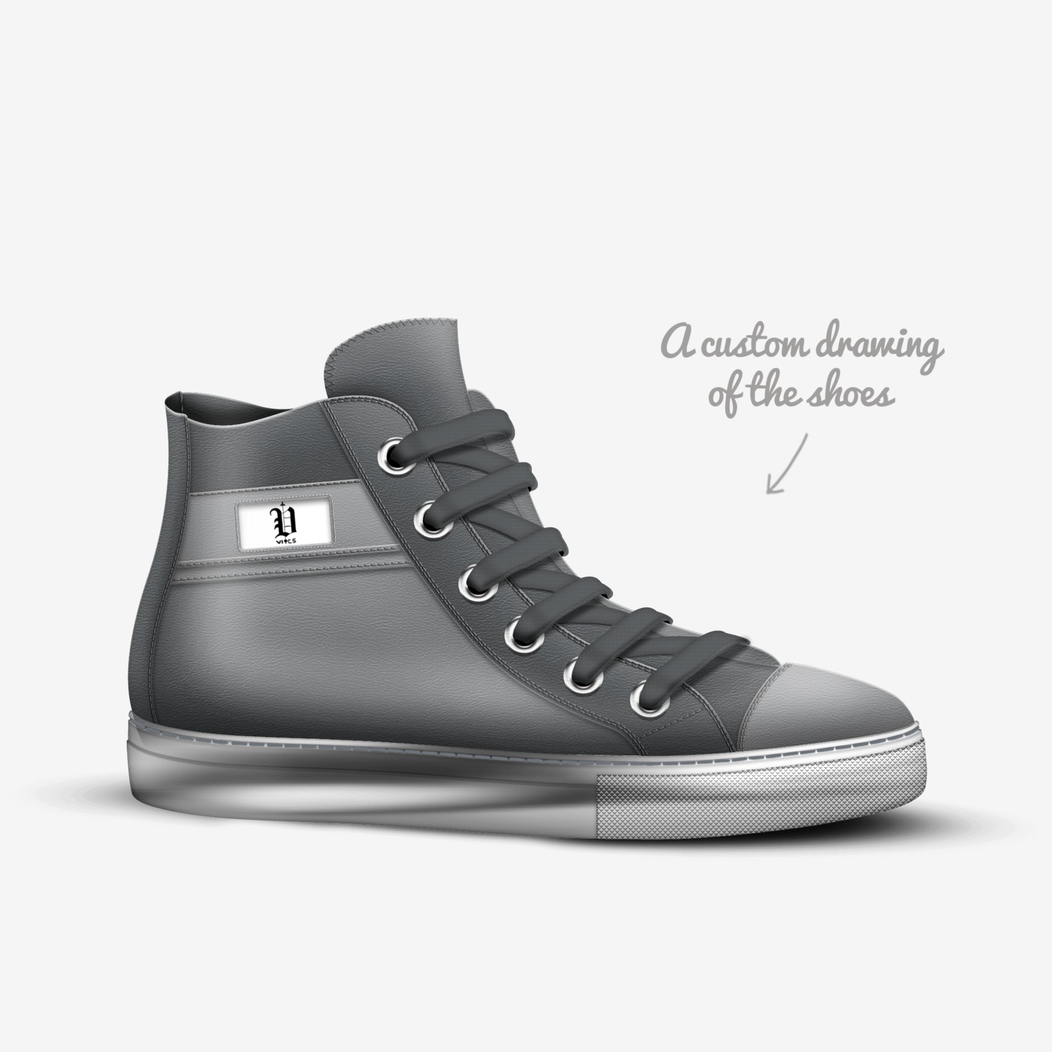 Vics s series 2 custom made in Italy shoes by Brayden Murphy | Sketch view