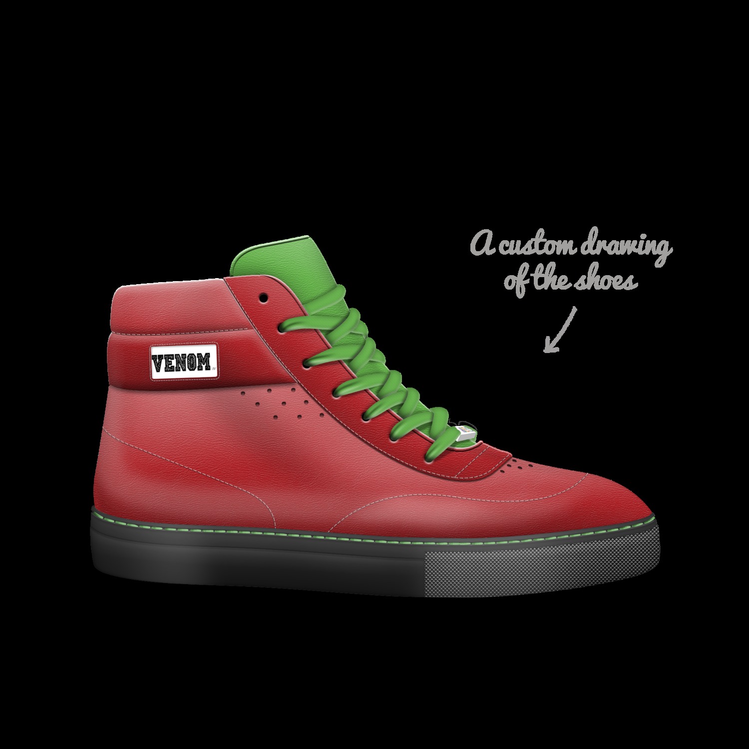 Venom A Custom Shoe concept by George Ward Iv