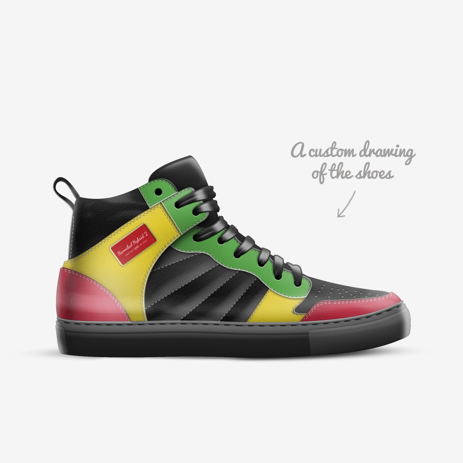 Hannibal Hybrid 2  custom made in Italy shoes by Joseph Smith | Sketch view