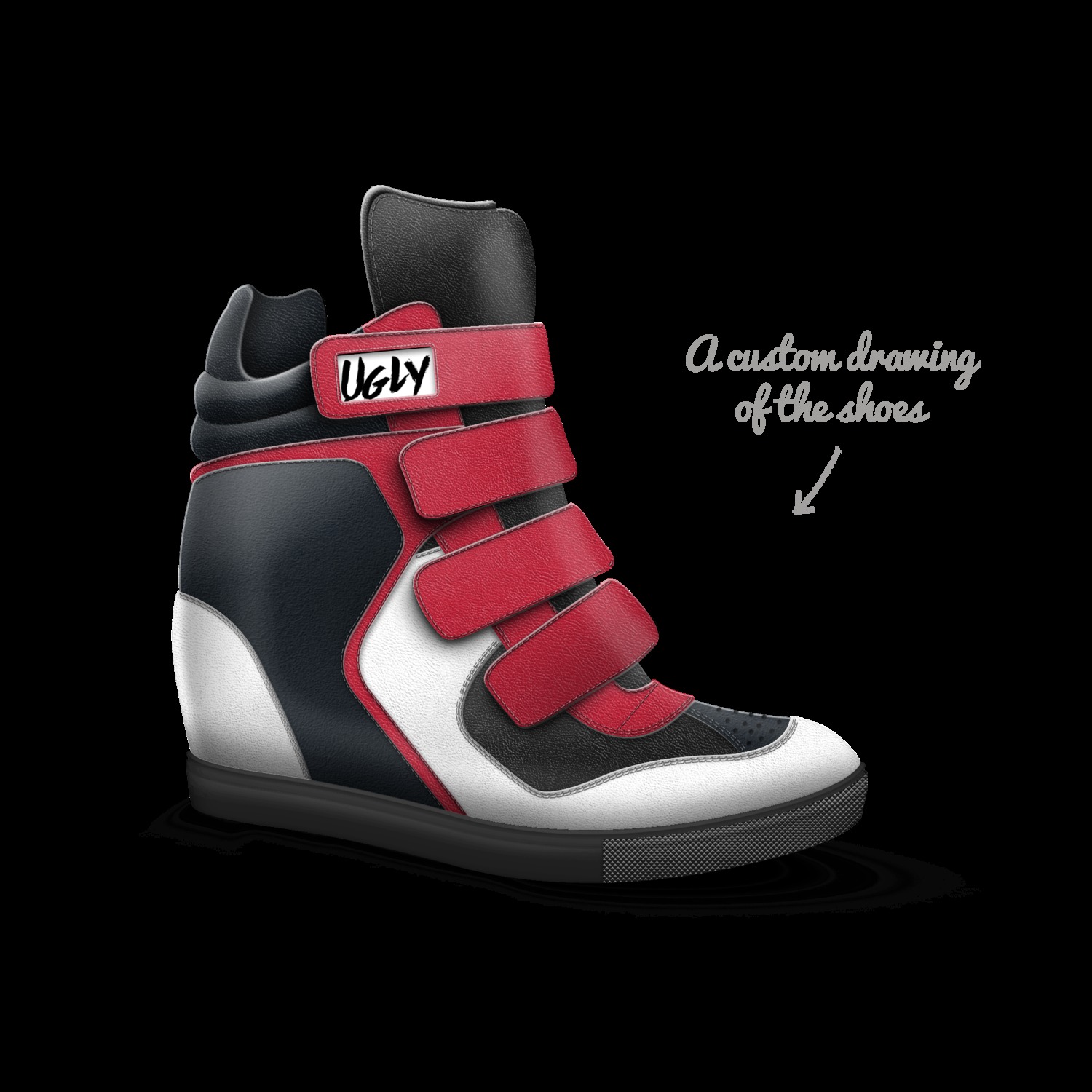 Ugly velcro shoes online