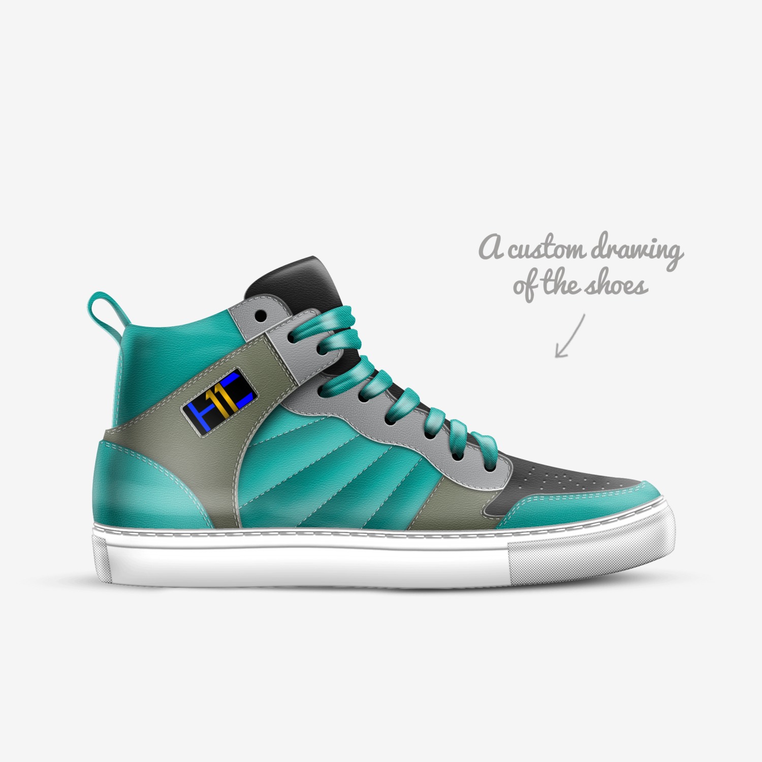 HC custom made in Italy shoes by Hunter Coon | Sketch view