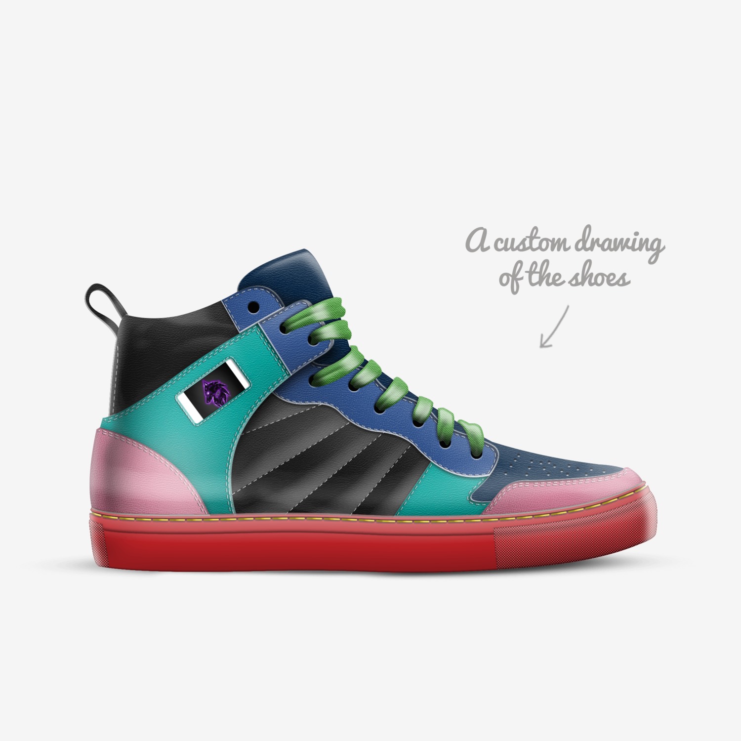 #CLICKBAIT🌈 custom made in Italy shoes by Alisha | Sketch view