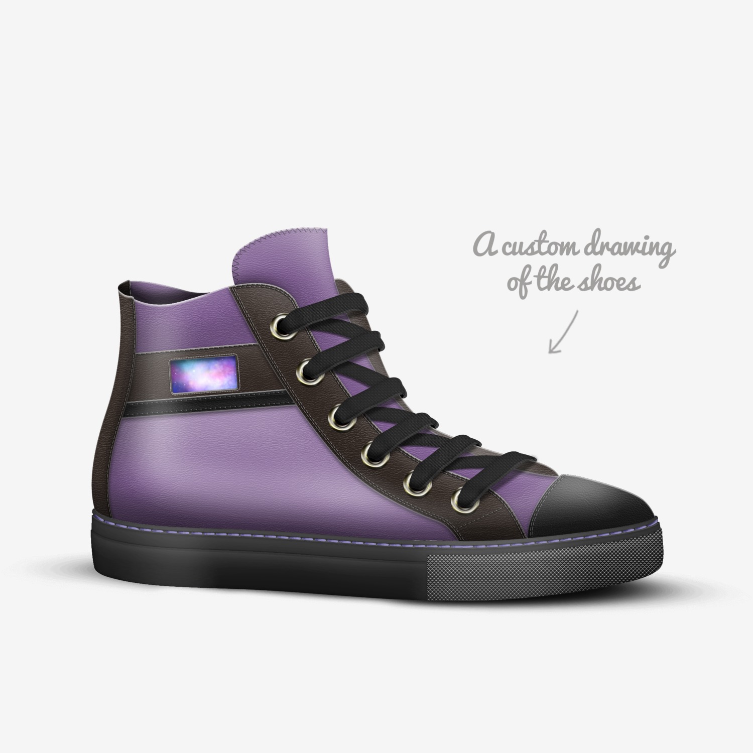 Zips  custom made in Italy shoes by Joe | Sketch view