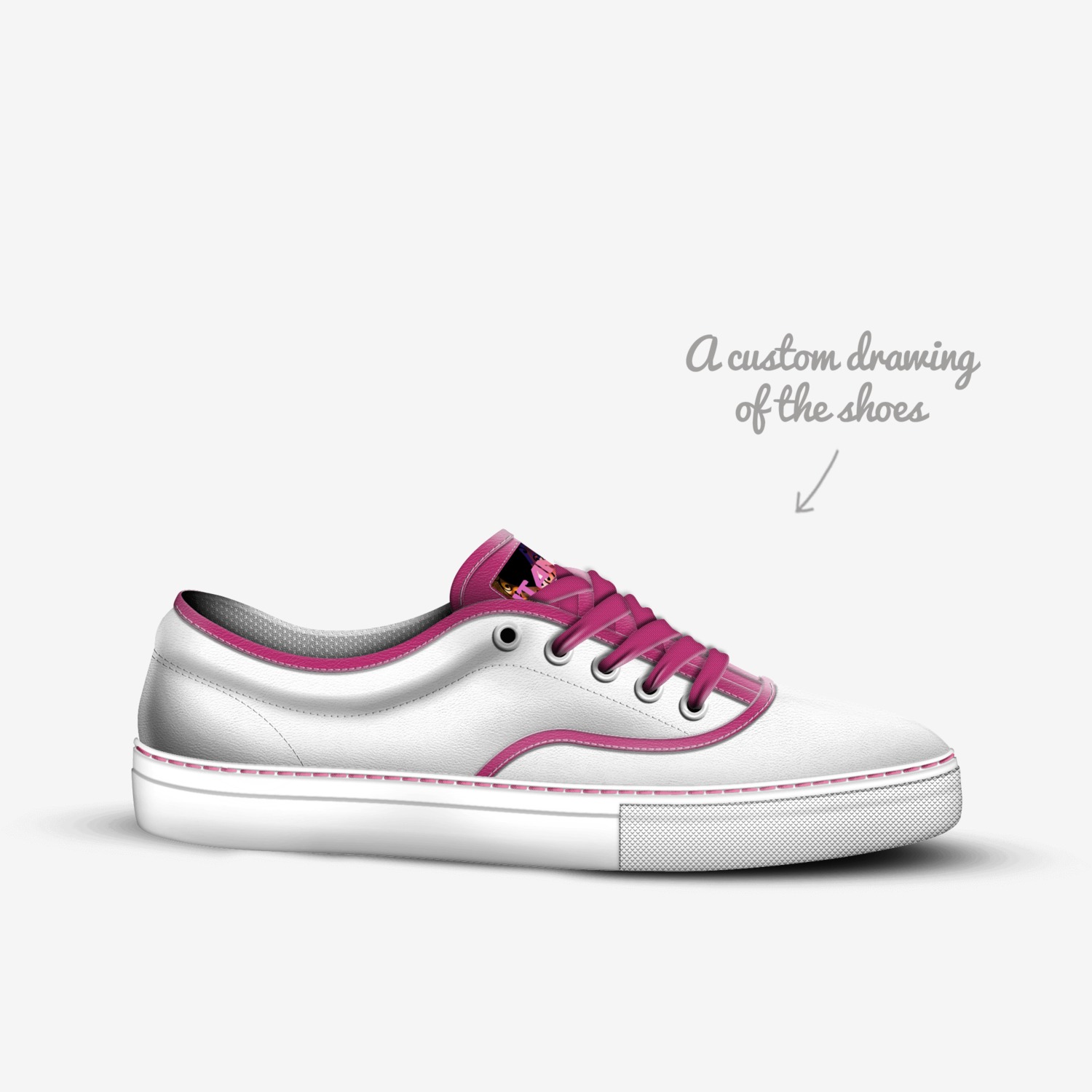 itani custom made in Italy shoes by Amanda J. Itani | Sketch view