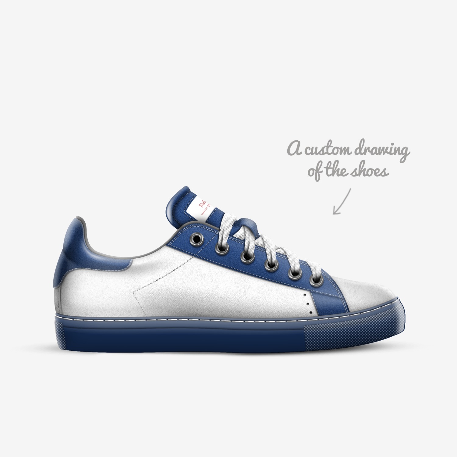 Velocity custom made in Italy shoes by Lance O'Neil | Sketch view