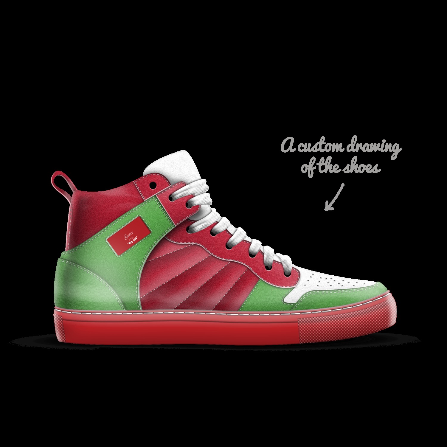 Lil Pump A Custom Shoe concept by Braulio Vasquez