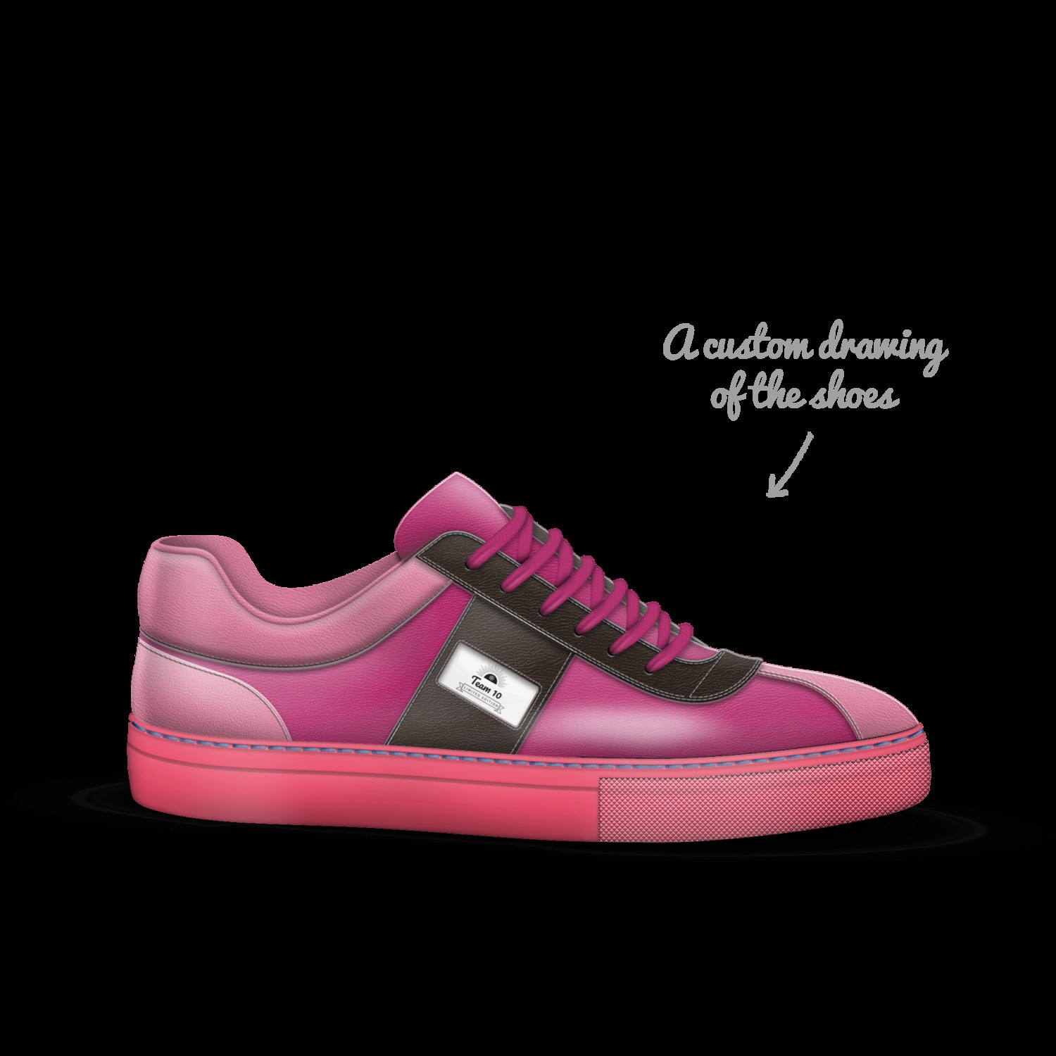 Custom team shoes top