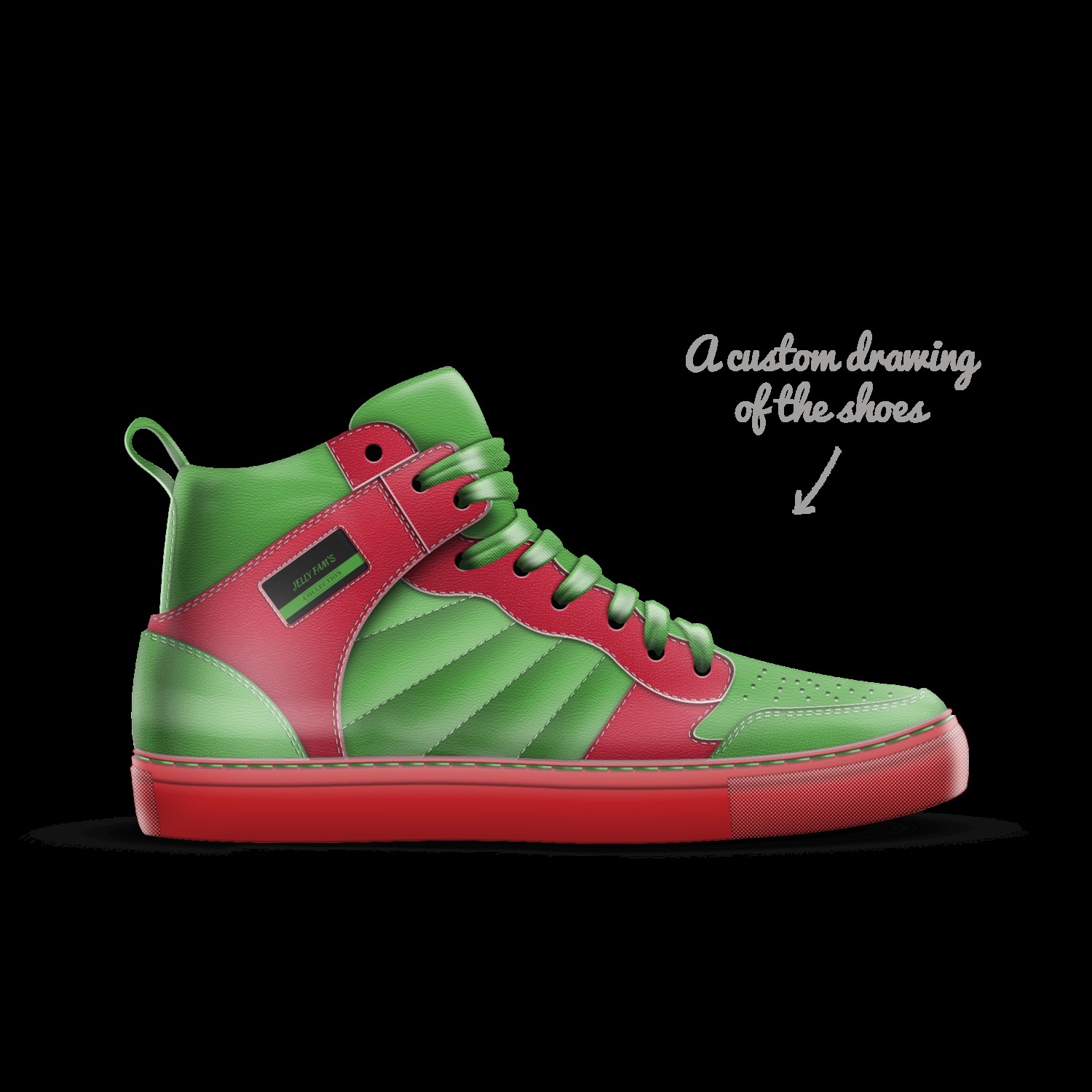 JELLY FAM S A Custom Shoe concept by Phillip Edwards