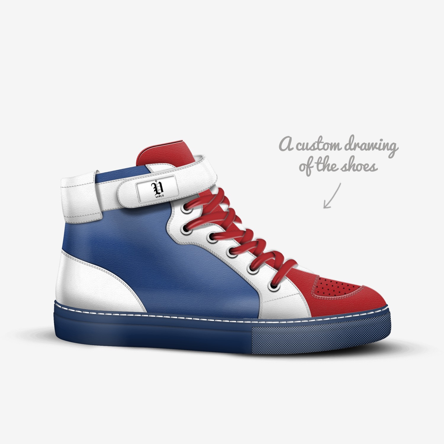Vics Murphs 6 custom made in Italy shoes by Brayden Murphy | Sketch view