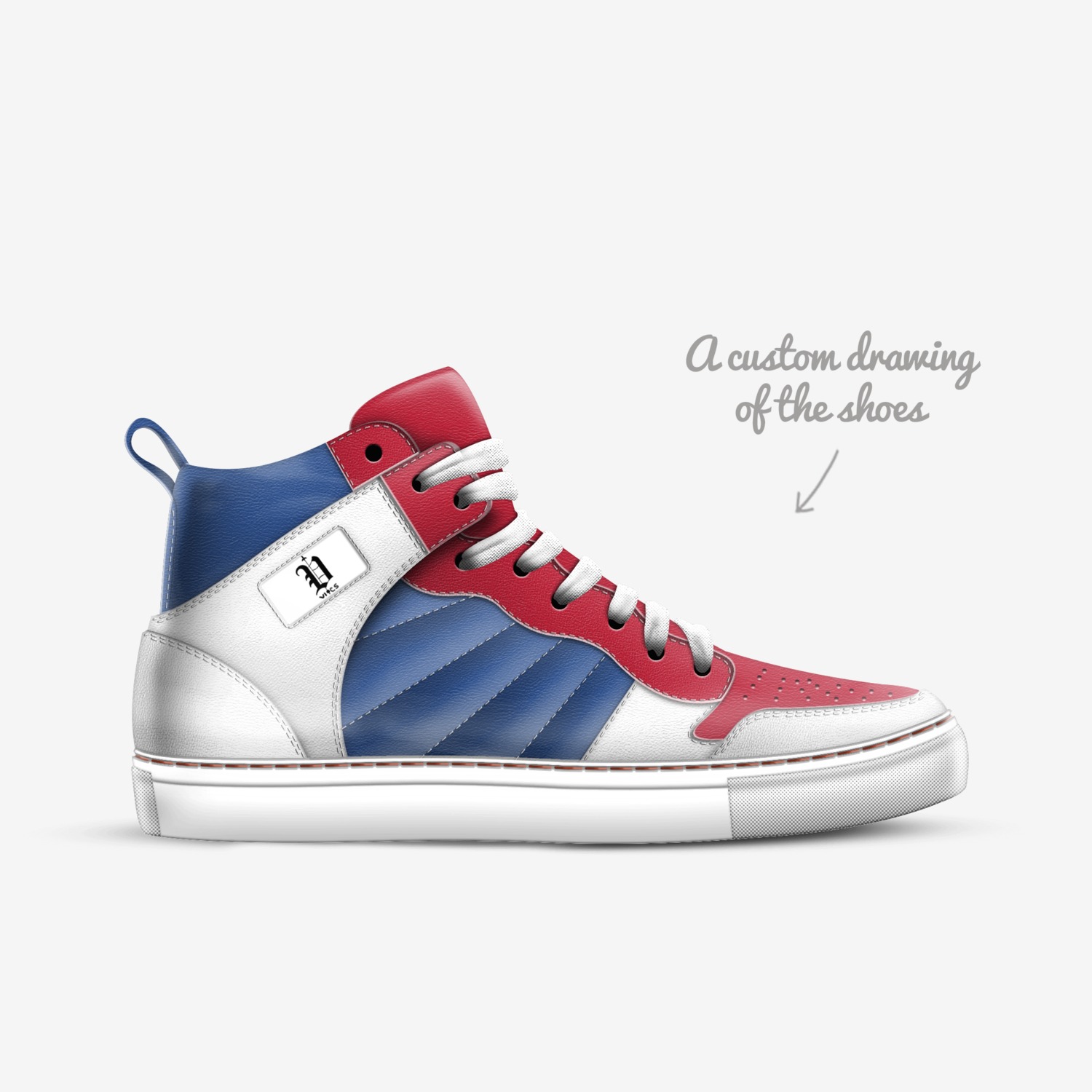 Vics Murphs 7 custom made in Italy shoes by Brayden Murphy | Sketch view