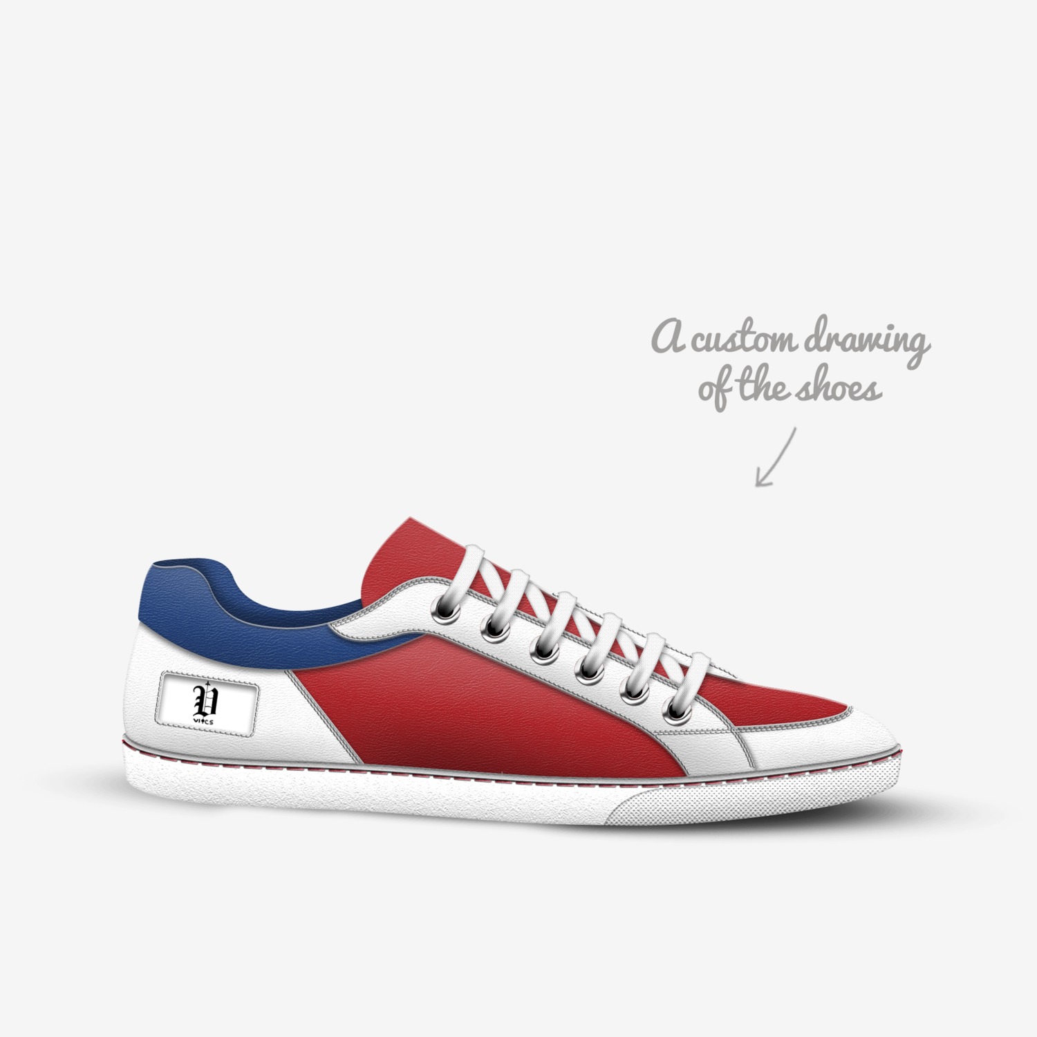 Vics Murphs 9 custom made in Italy shoes by Brayden Murphy | Sketch view