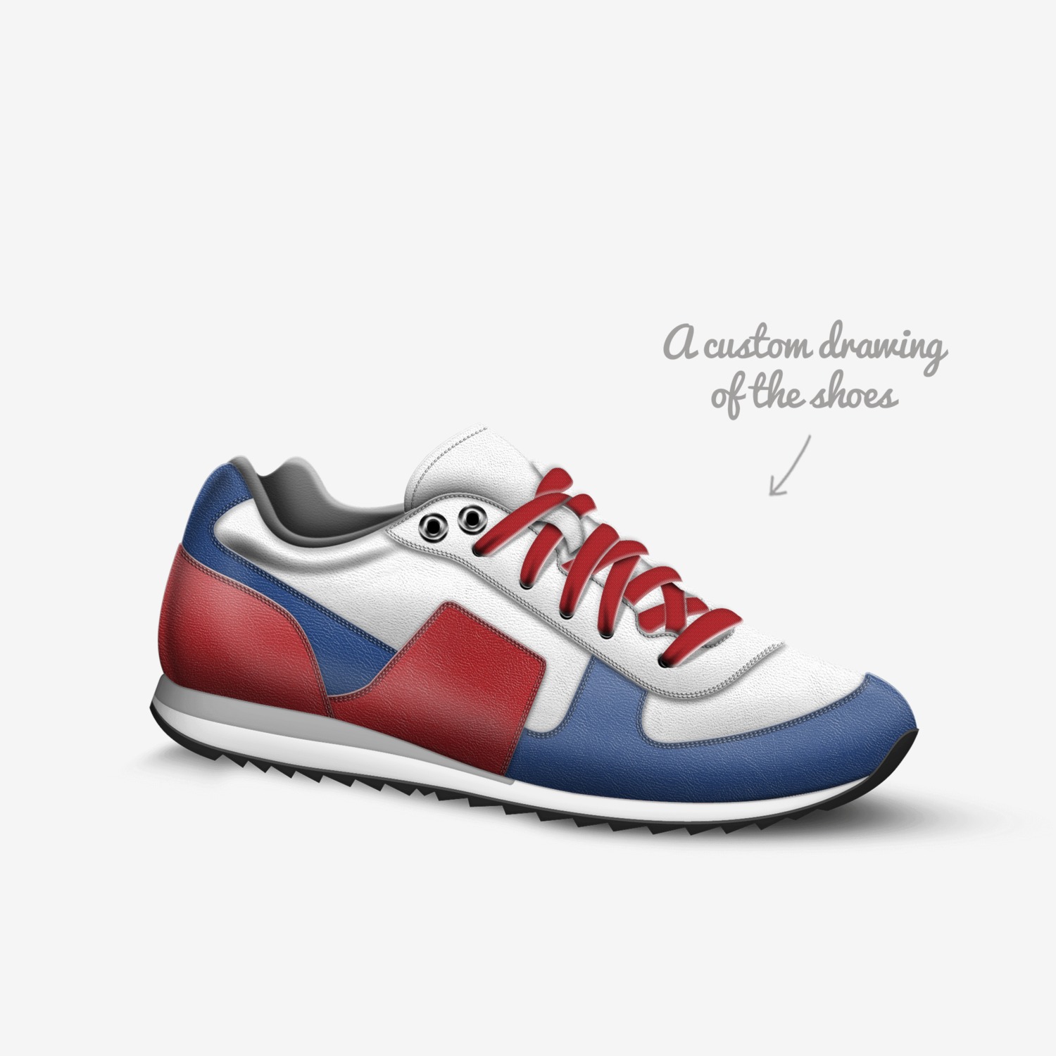 joey  custom made in Italy shoes by Jide Ipaye | Sketch view