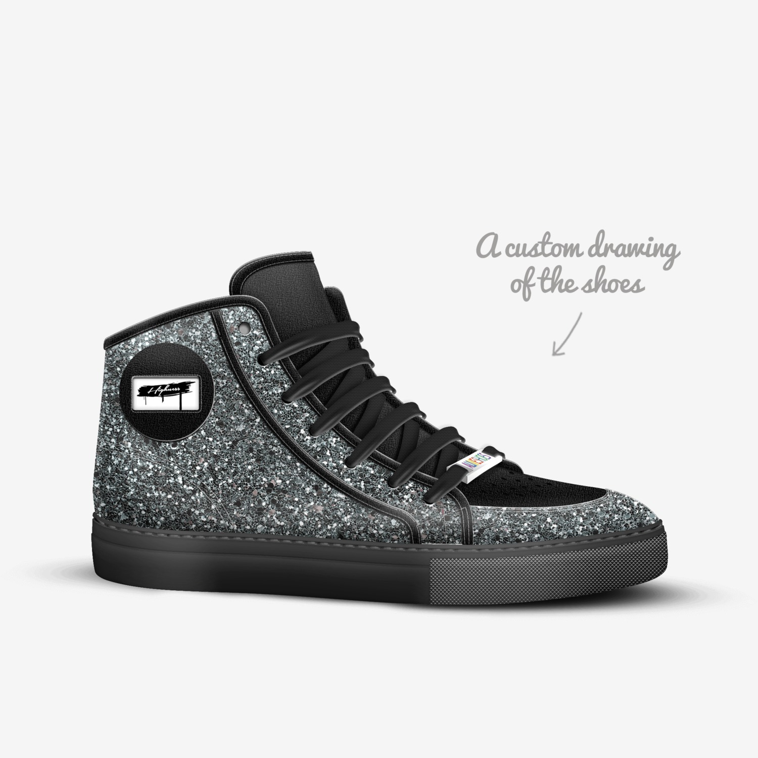 Flow custom made in Italy shoes by Facts Only | Sketch view