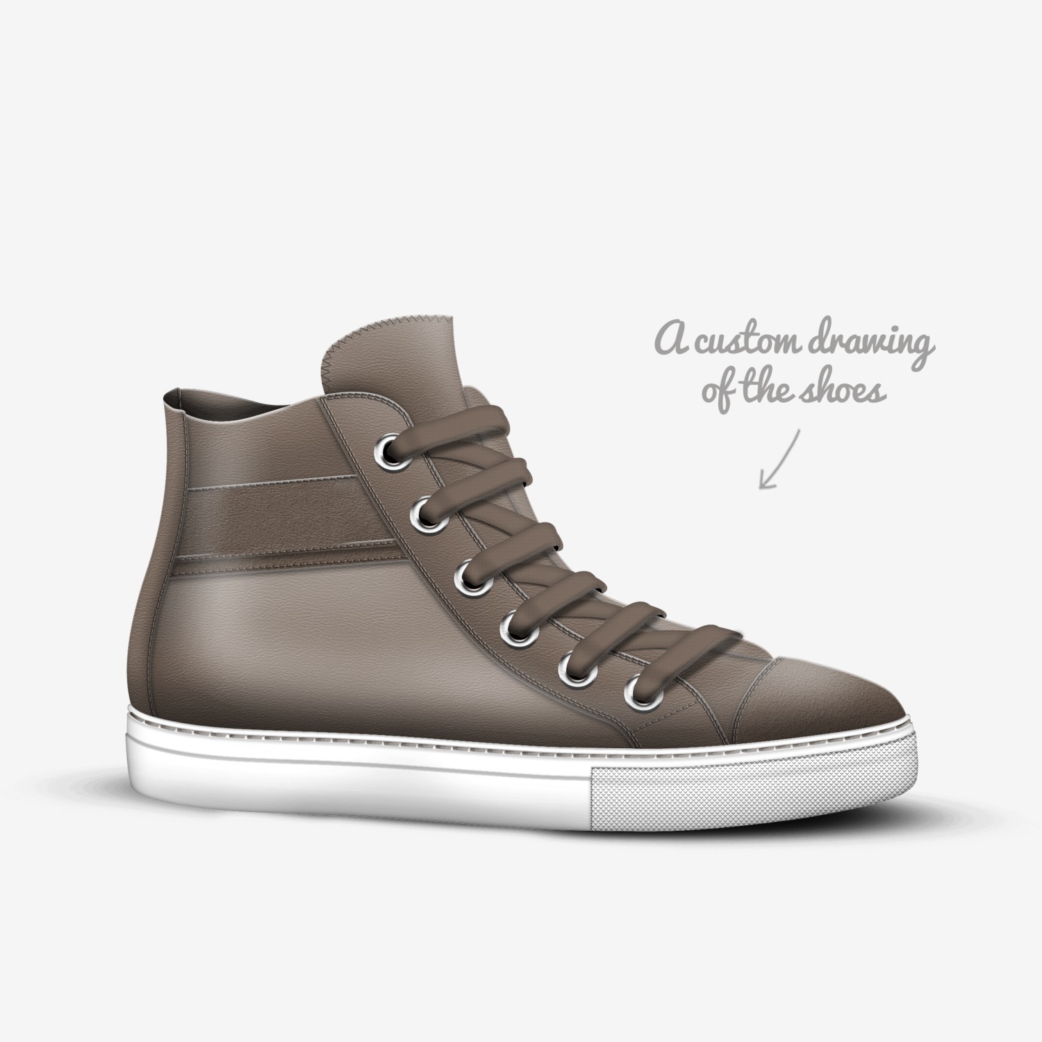Carmel custom made in Italy shoes by Beatrice Redi | Sketch view