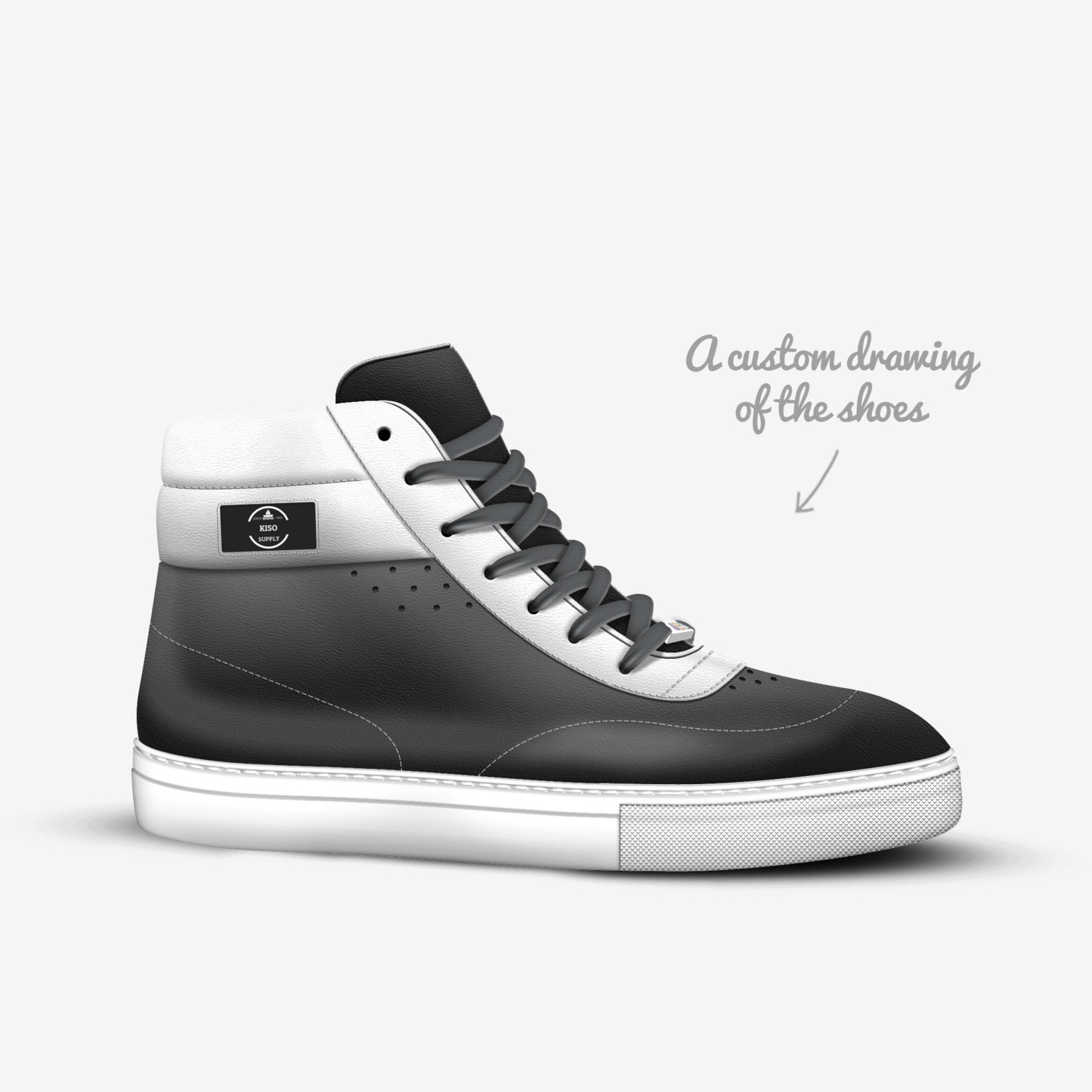 Kiso custom made in Italy shoes by David Romero | Sketch view