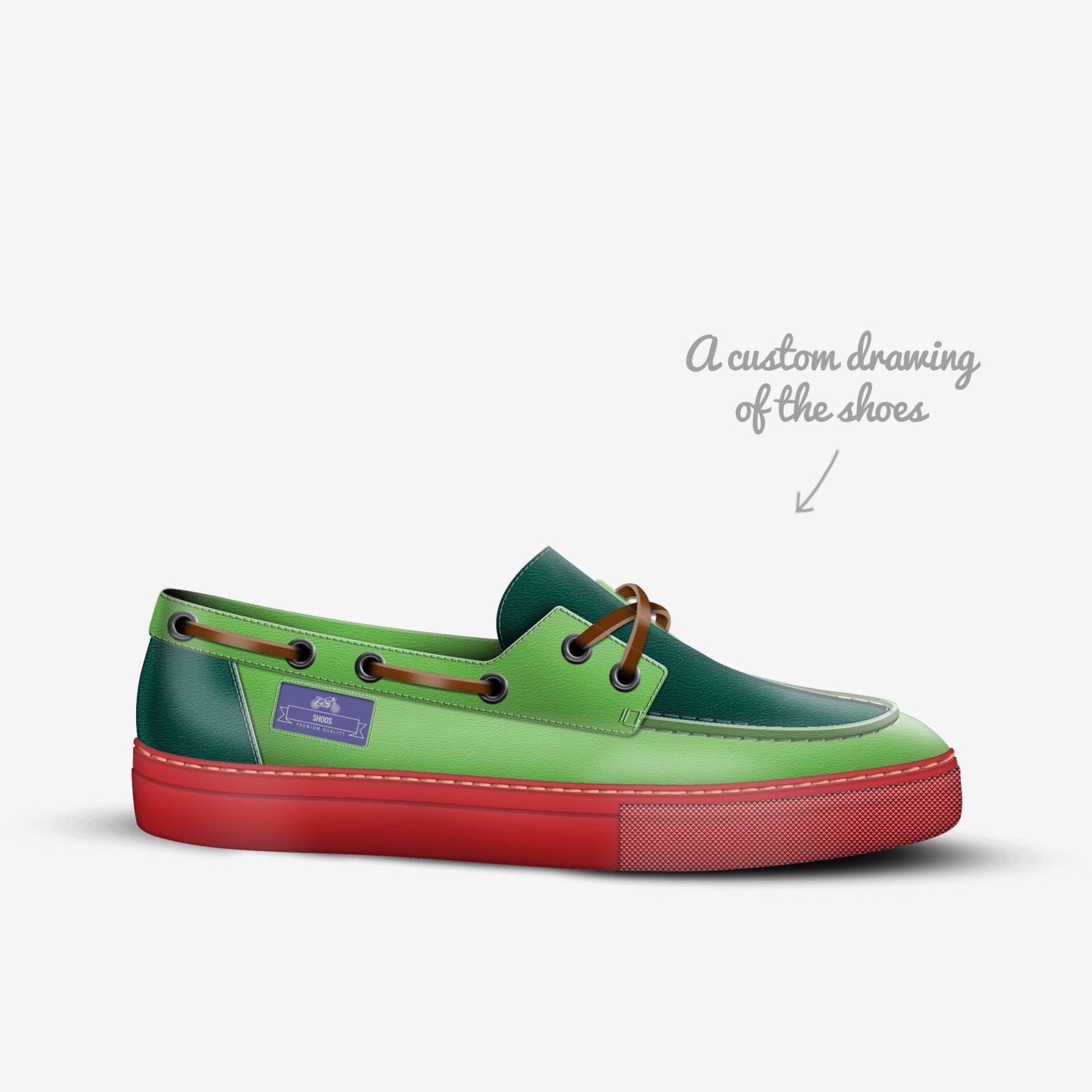shoos custom made in Italy shoes by Payton Shoos | Sketch view