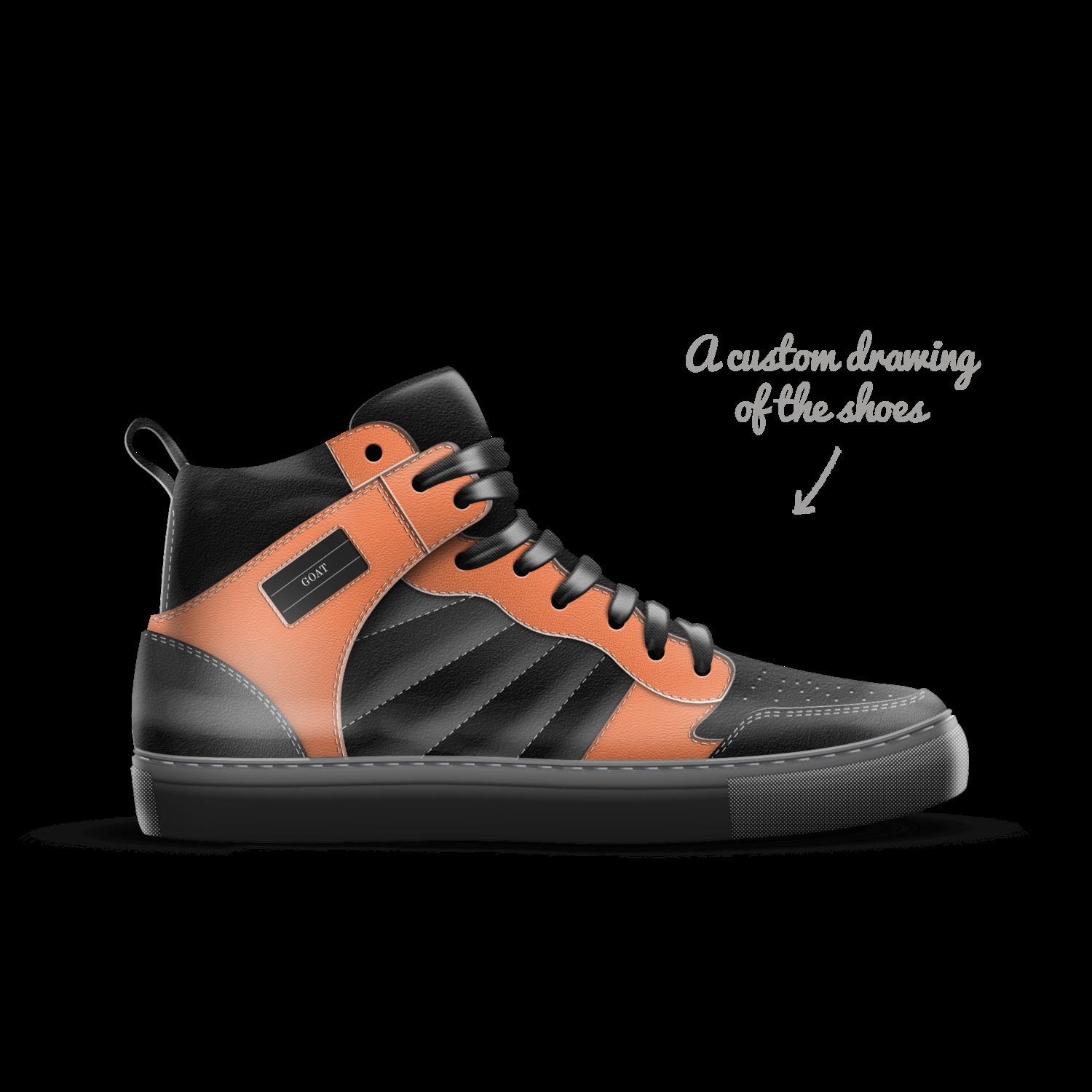 goat custom shoes