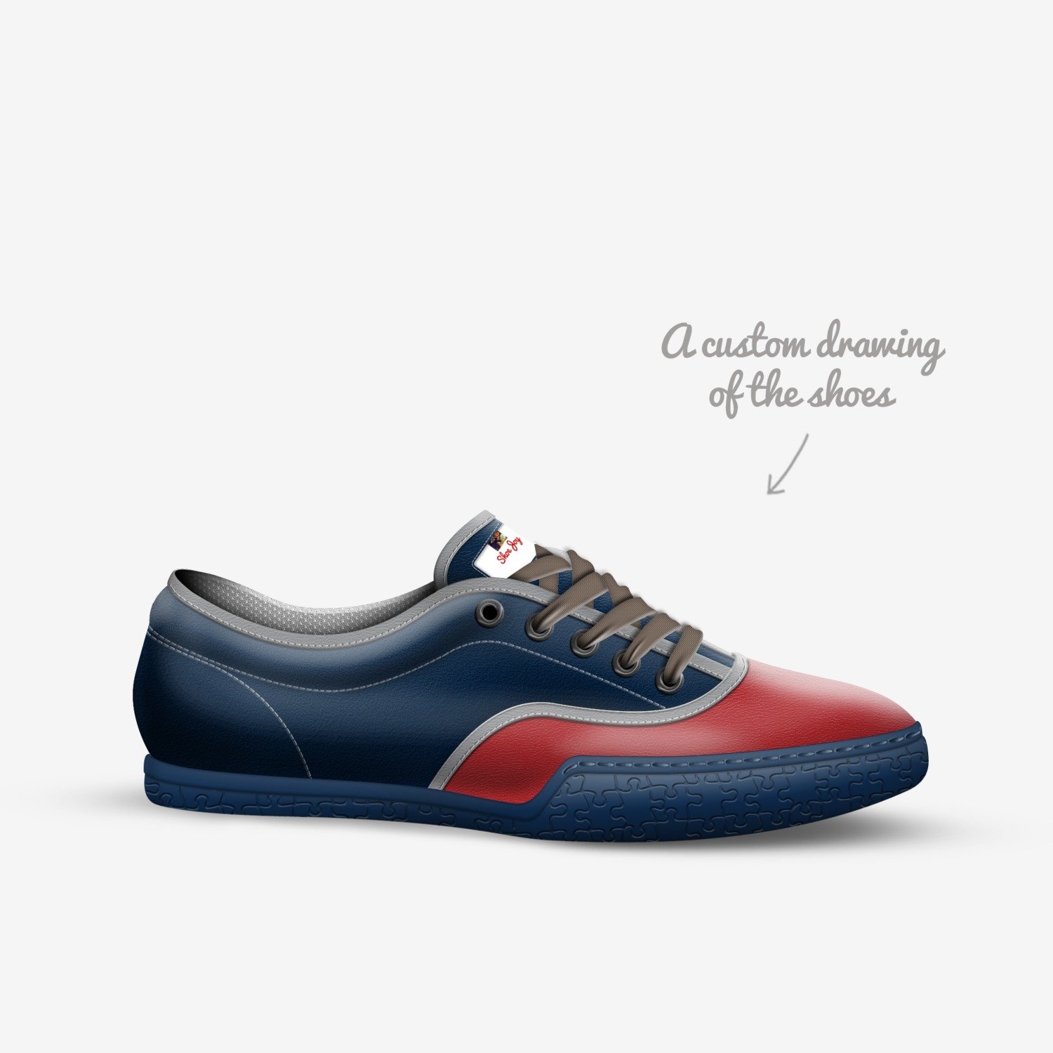 shoejoy custom made in Italy shoes by Noha Omer | Sketch view