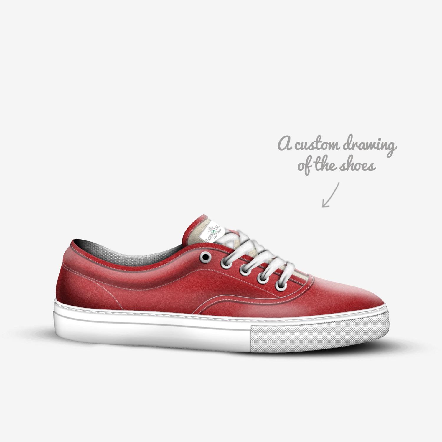 Gvgg custom made in Italy shoes by Tommy Lockart | Sketch view
