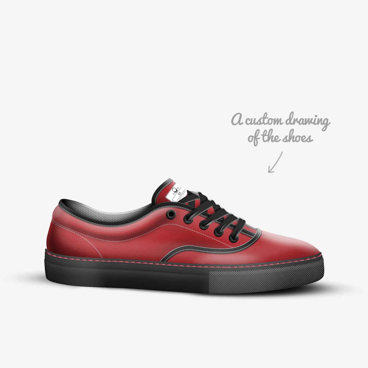 BIG BUTTHOLES custom made in Italy shoes by Big Butt Holes | Sketch view