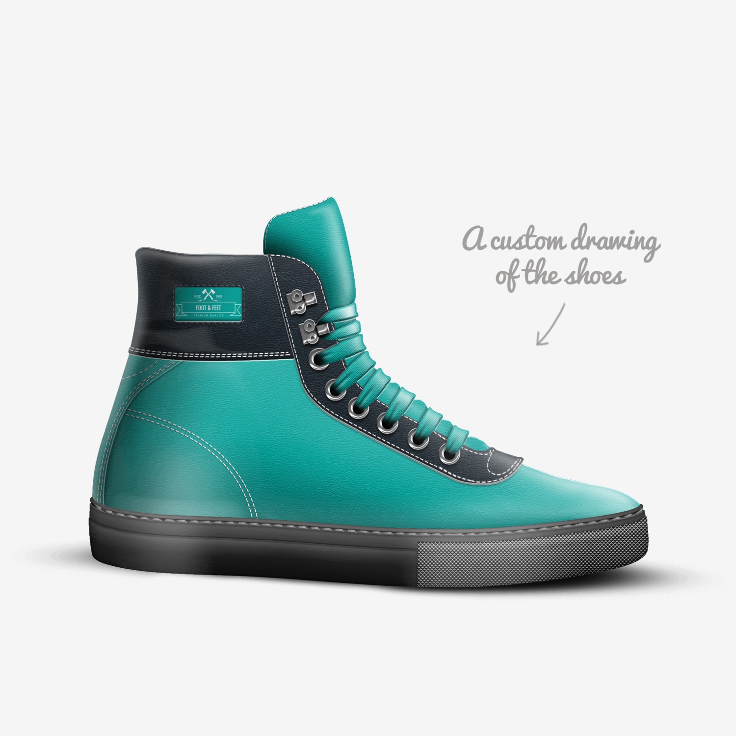 Foot & Feet custom made in Italy shoes by Anntomthomas6@gmail.com | Sketch view