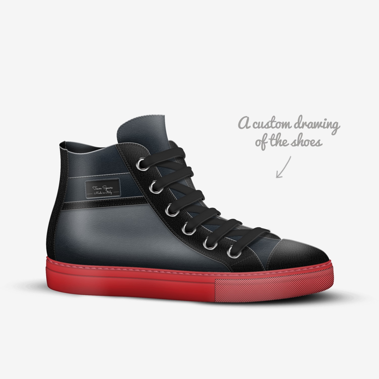 Spears custom made in Italy shoes by Rspears Spears | Sketch view