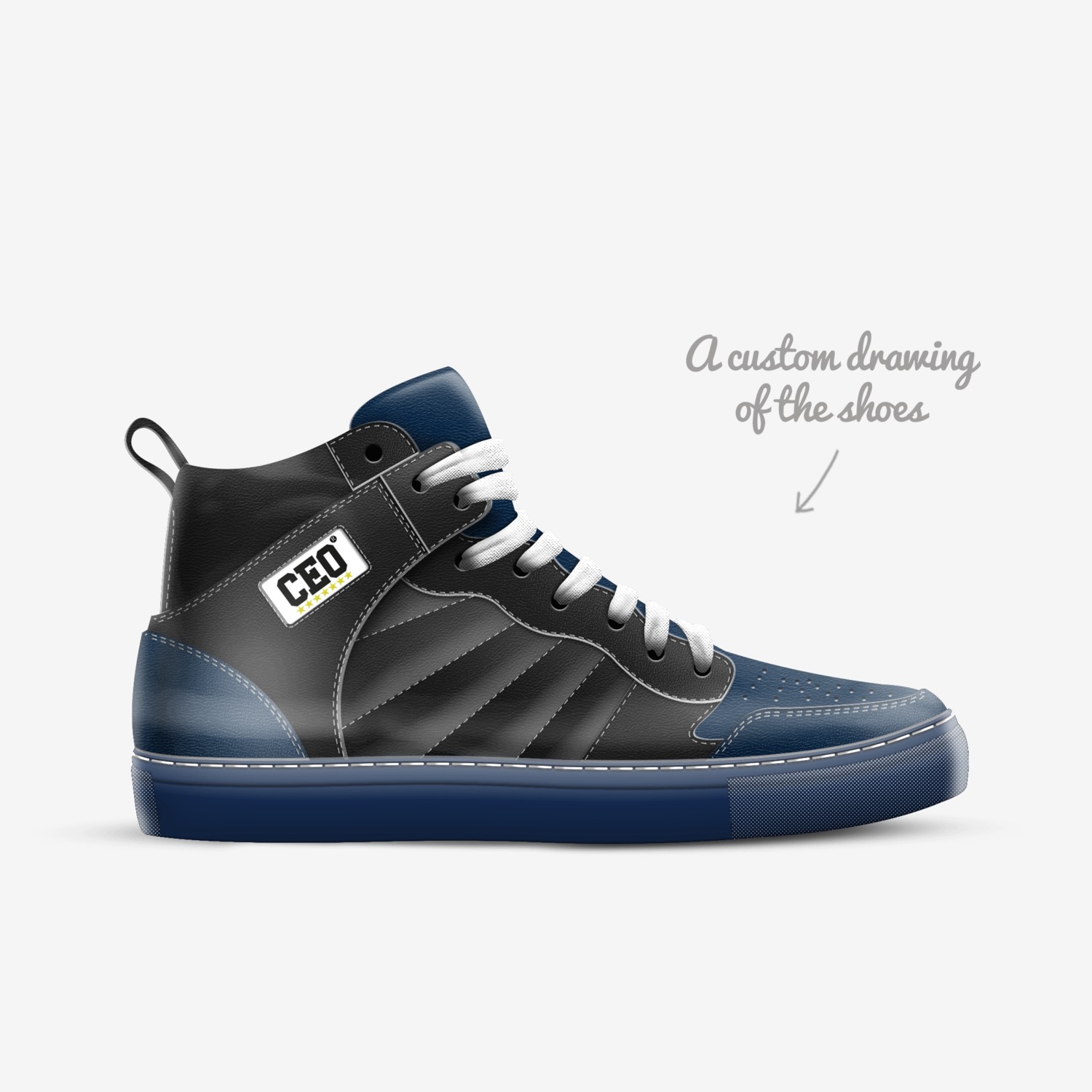 CEO FOOTWEAR custom made in Italy shoes by Ceo Clothing | Sketch view