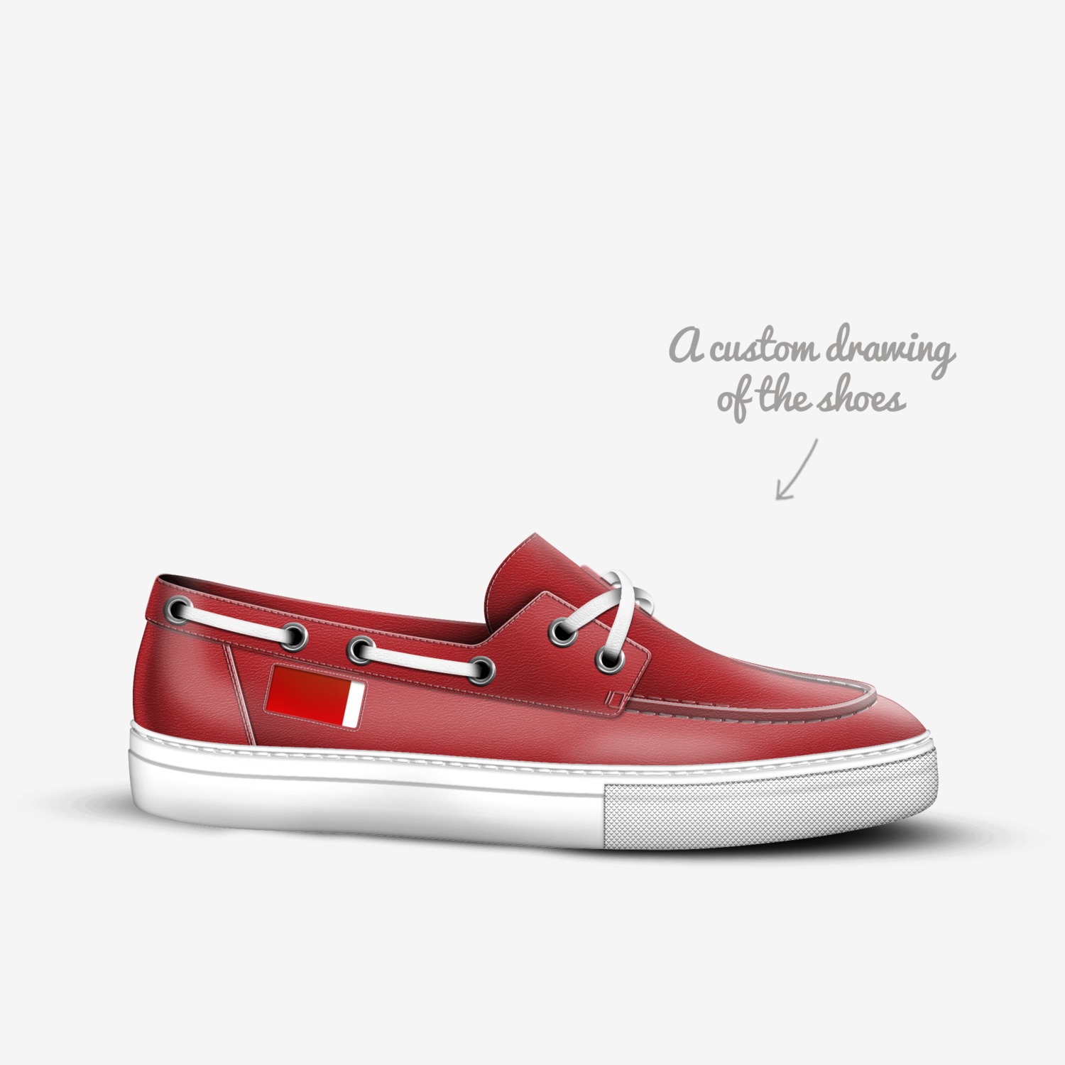 Air Juans custom made in Italy shoes by Adrian Delmas | Sketch view
