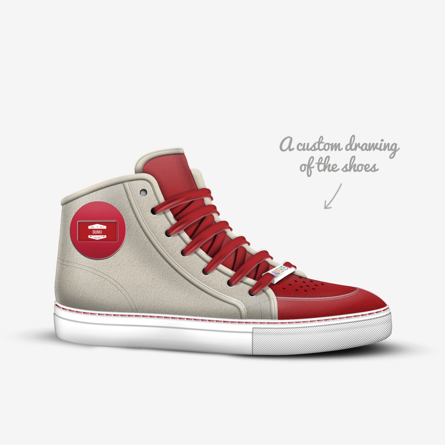 dumu custom made in Italy shoes by Ka Mero | Sketch view