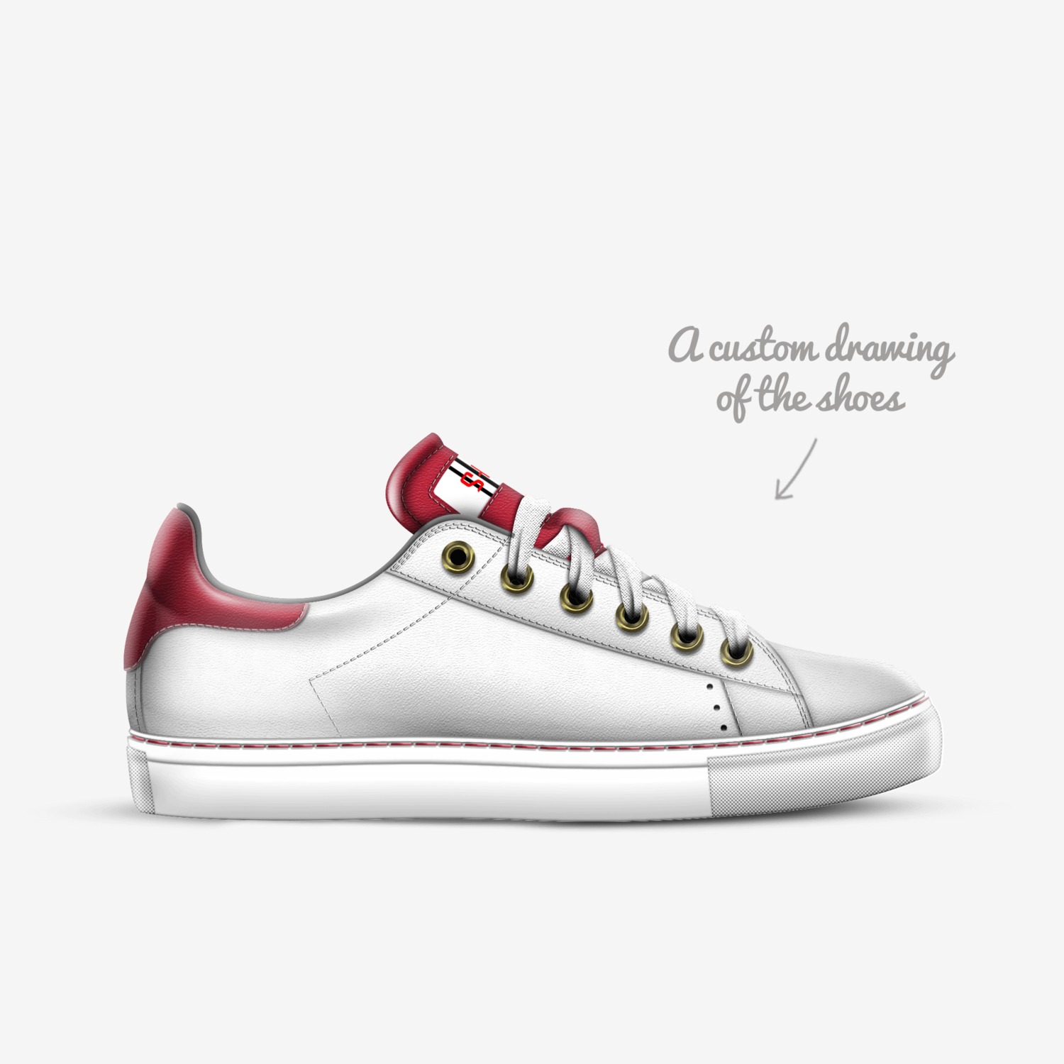 Spice Bros custom made in Italy shoes by Levi J Penn | Sketch view