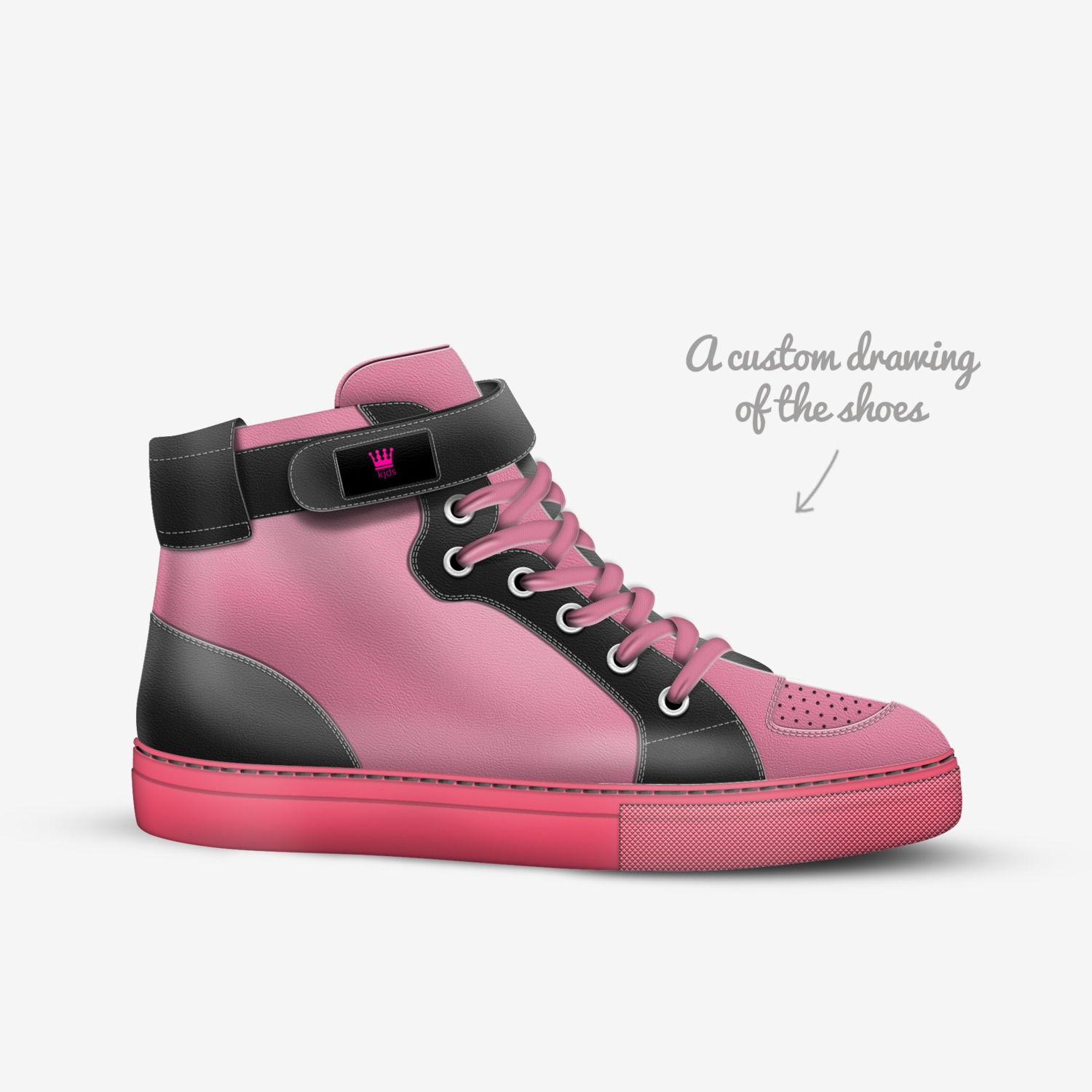 kjd custom made in Italy shoes by Kennedy D | Sketch view